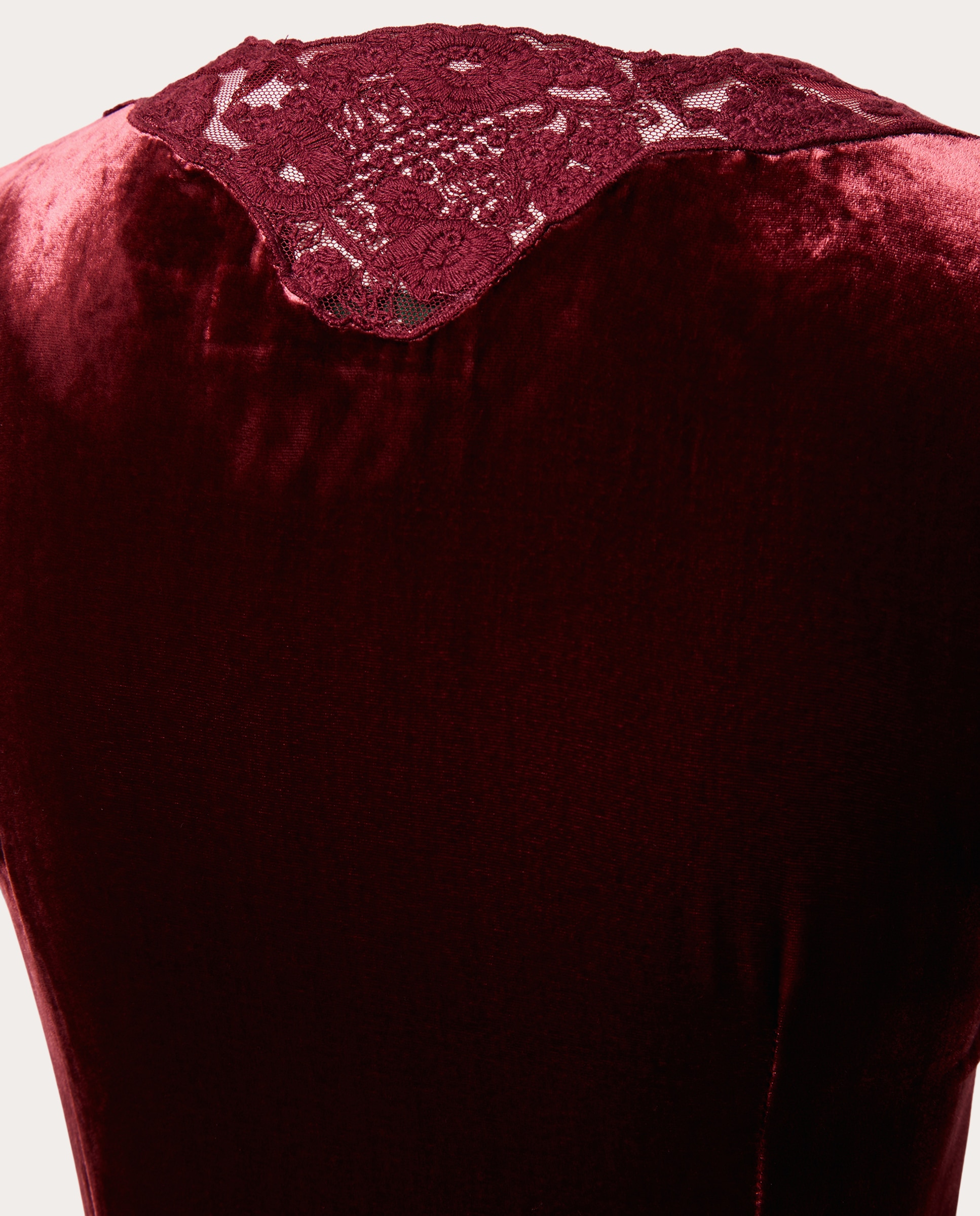 Imagen 6 de Vestido largo Armari de terciopelo - Burdeos Burdeos