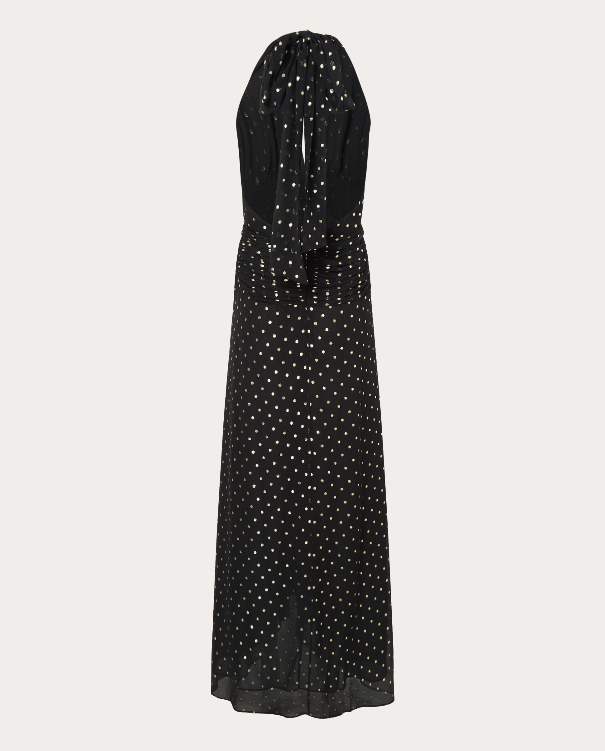 Imagen 2 de Vestido largo Alaina de lunares - Negro Negro