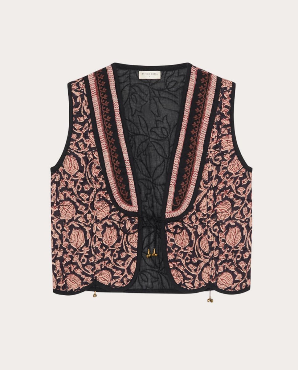 Chaleco luna de algodón Multicolor-1