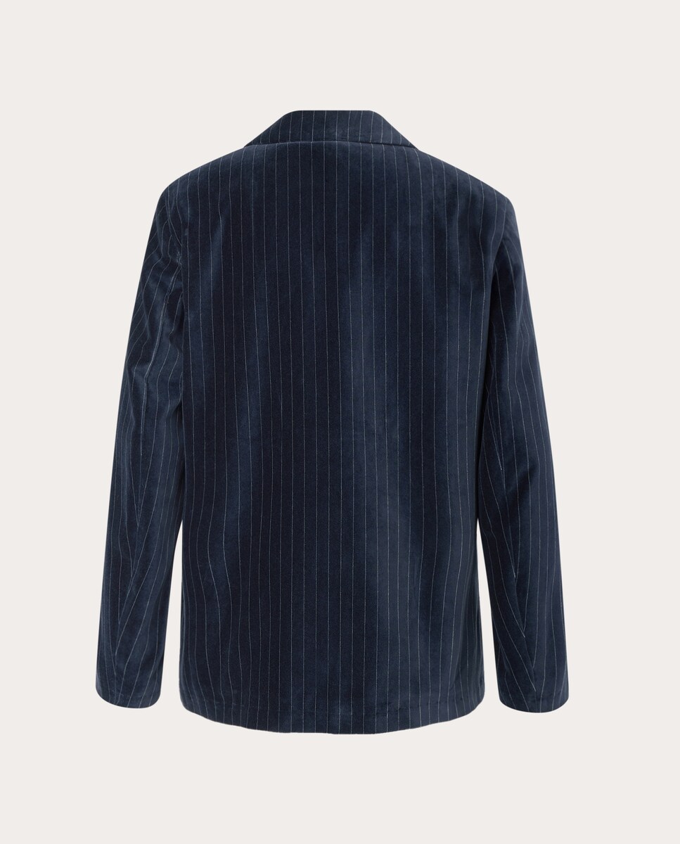 Chaqueta Viaregio de algodón Azul-2