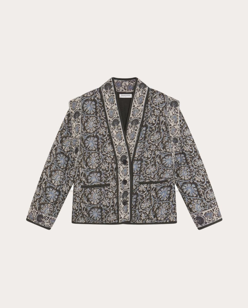 Casaco Sugata de Algodão Azul-1