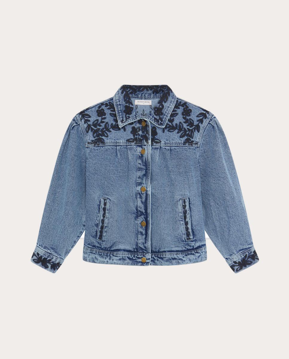 Casaco de Ganga Wesley Azul-1