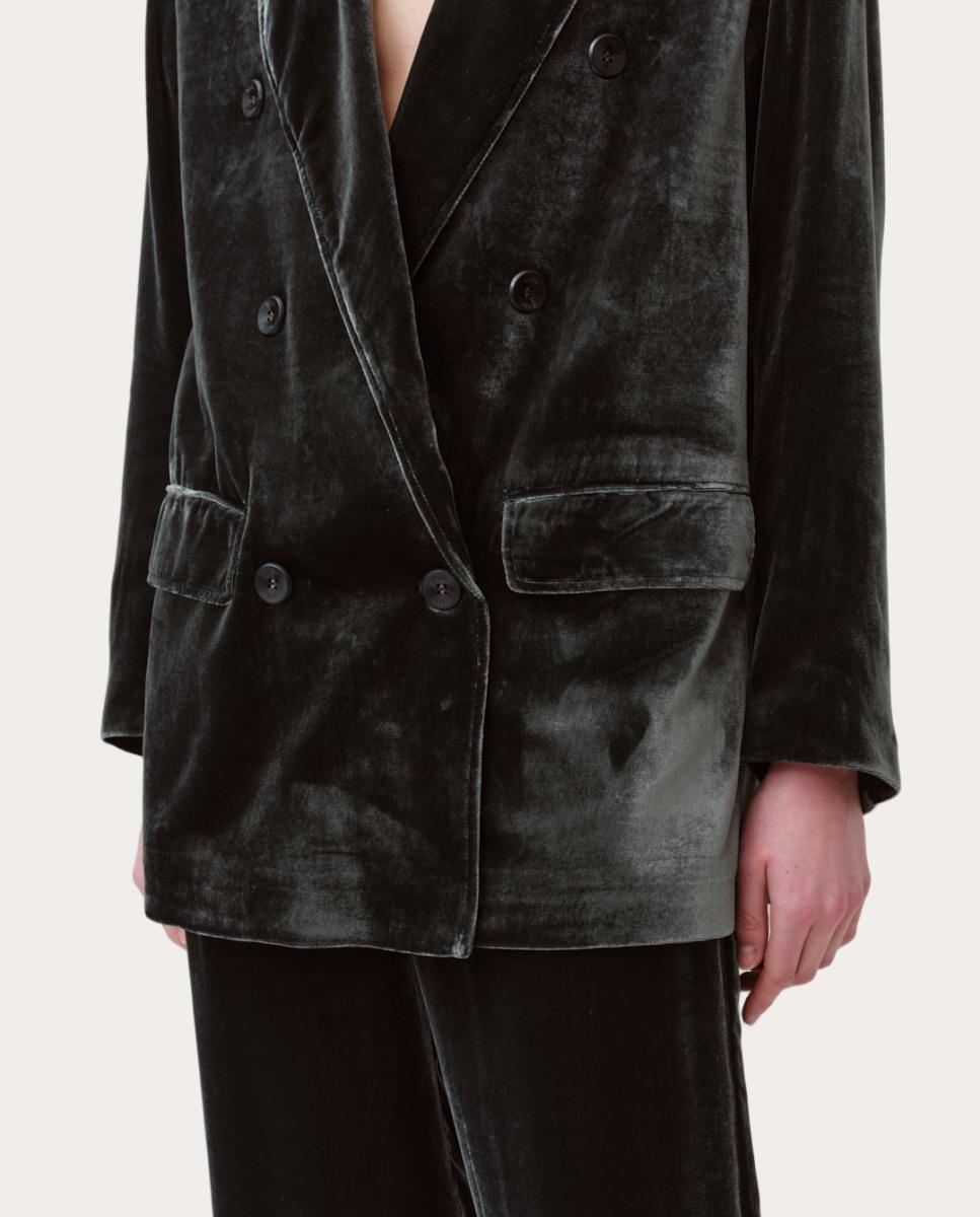 Imagen 2 de Chaqueta Vago de terciopelo - Gris oscuro Gris oscuro