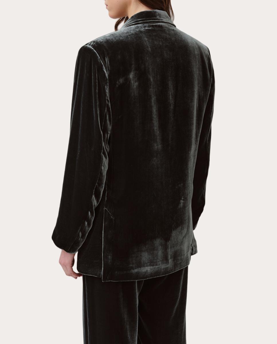 Imagen 4 de Chaqueta Vago de terciopelo - Gris oscuro Gris oscuro