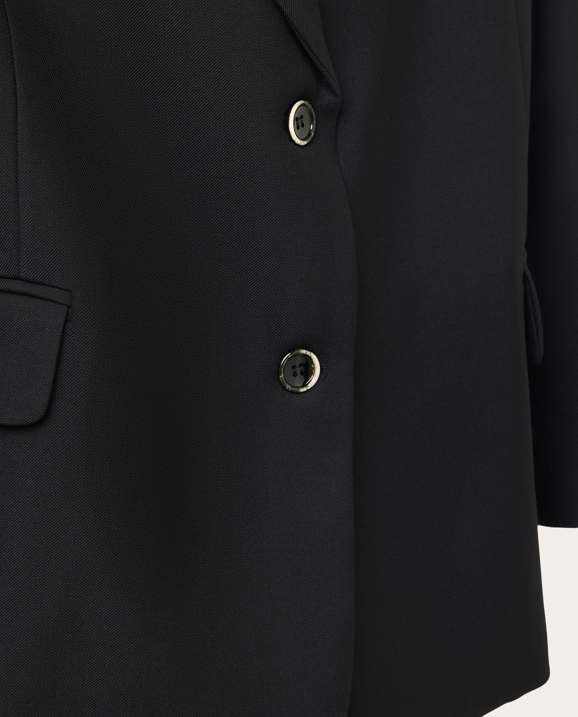 Imagen 4 de Blazer oversize de lana - Negro Negro