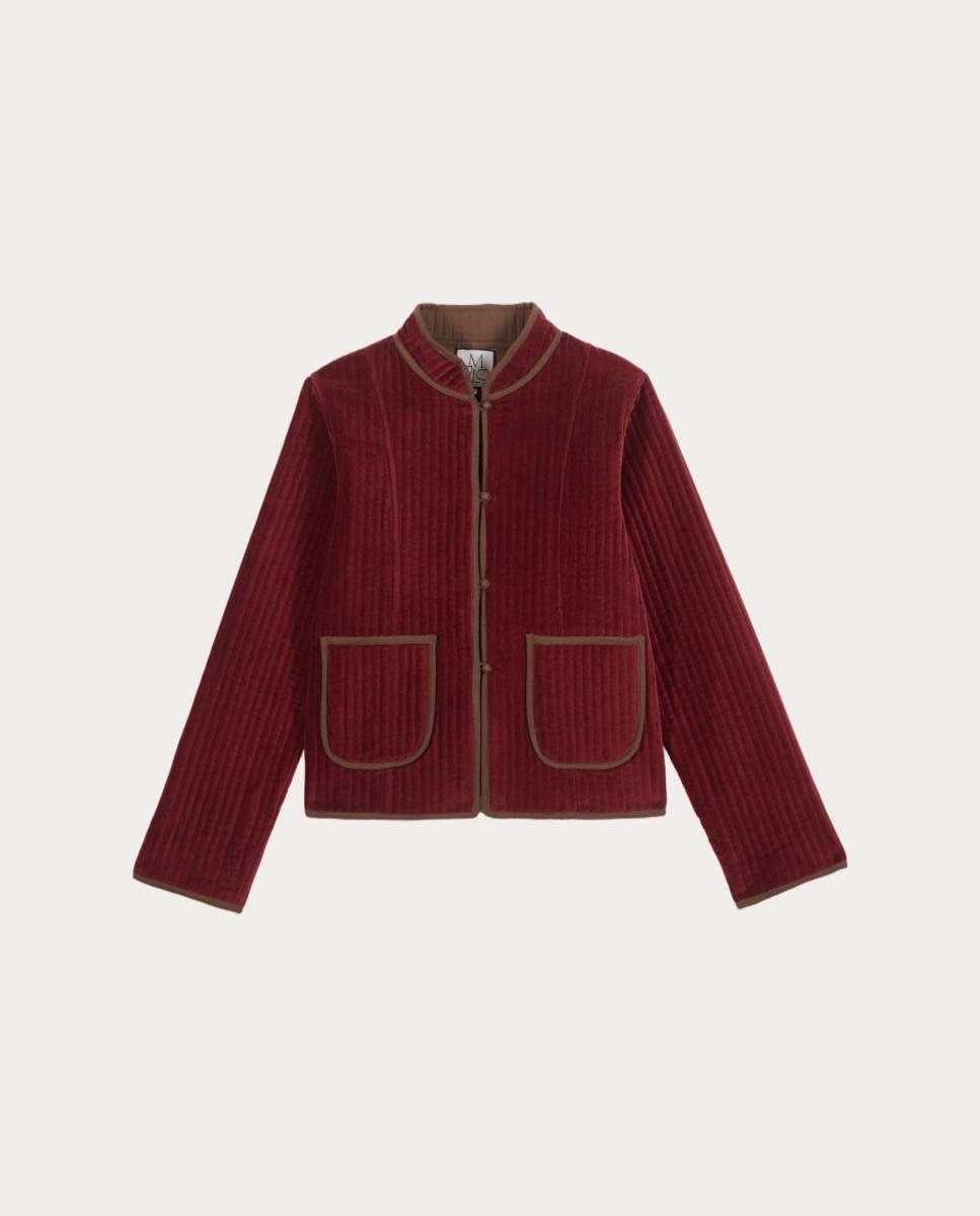 Imagen 0 de Chaqueta Fittonia acolchada Burdeos