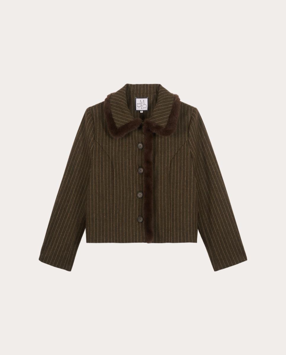 Imagen 1 de Chaqueta Juniper de rayas Marrón