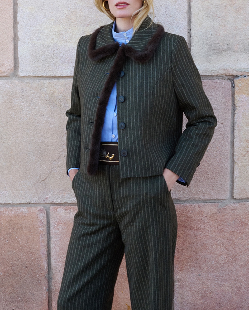 Imagen 2 de Chaqueta Juniper de rayas - Marrón Marrón