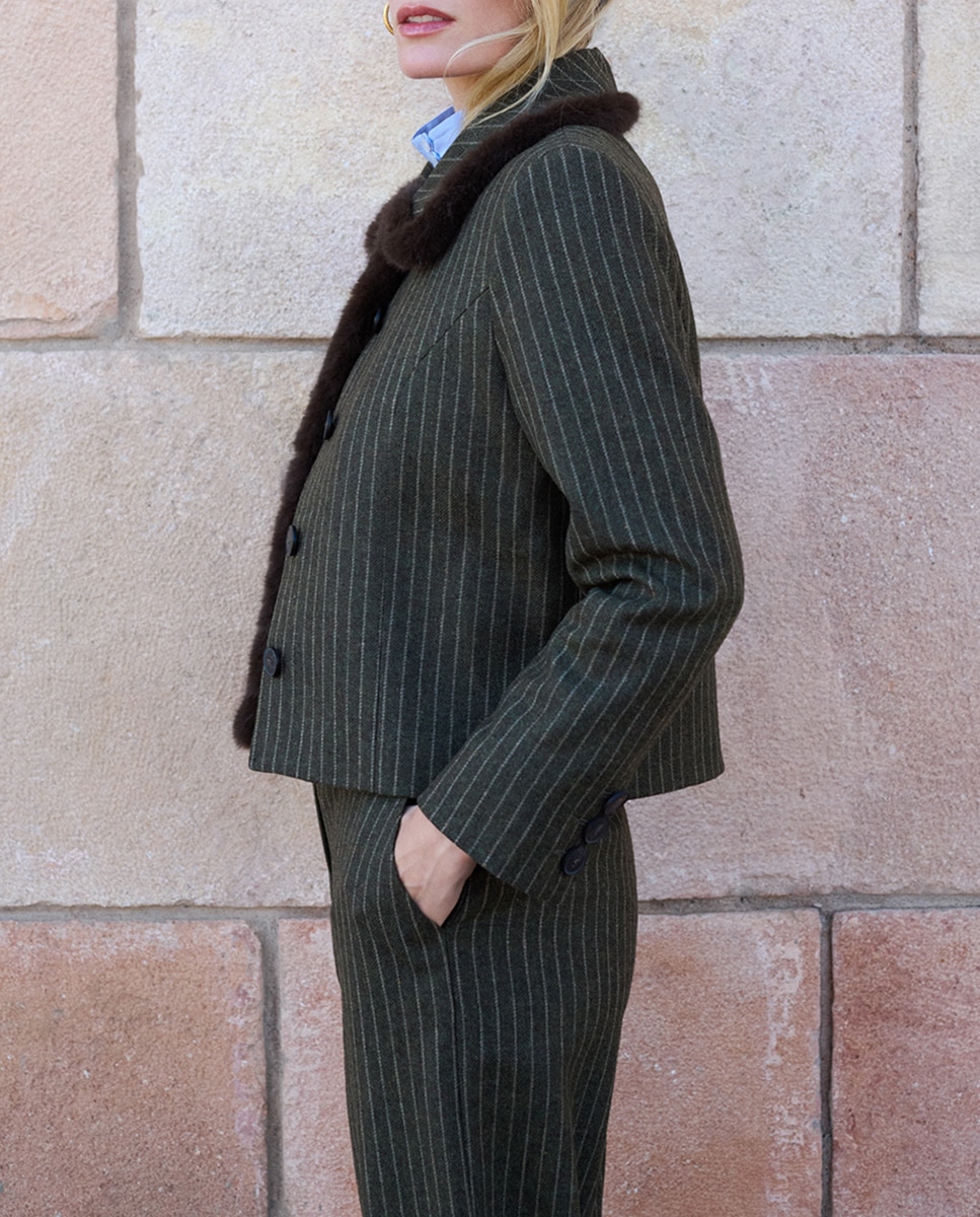 Imagen 3 de Chaqueta Juniper de rayas - Marrón Marrón