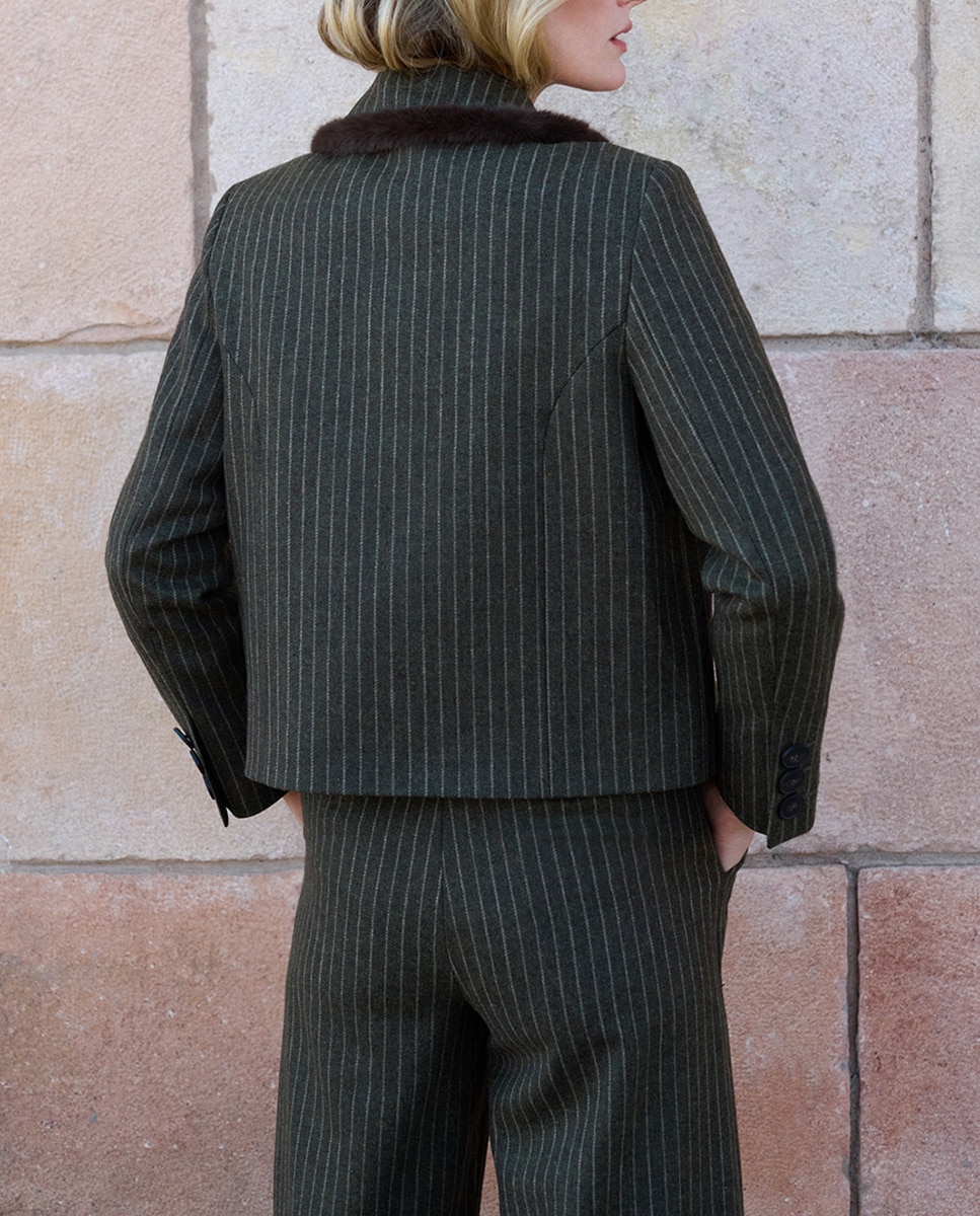 Imagen 4 de Chaqueta Juniper de rayas - Marrón Marrón