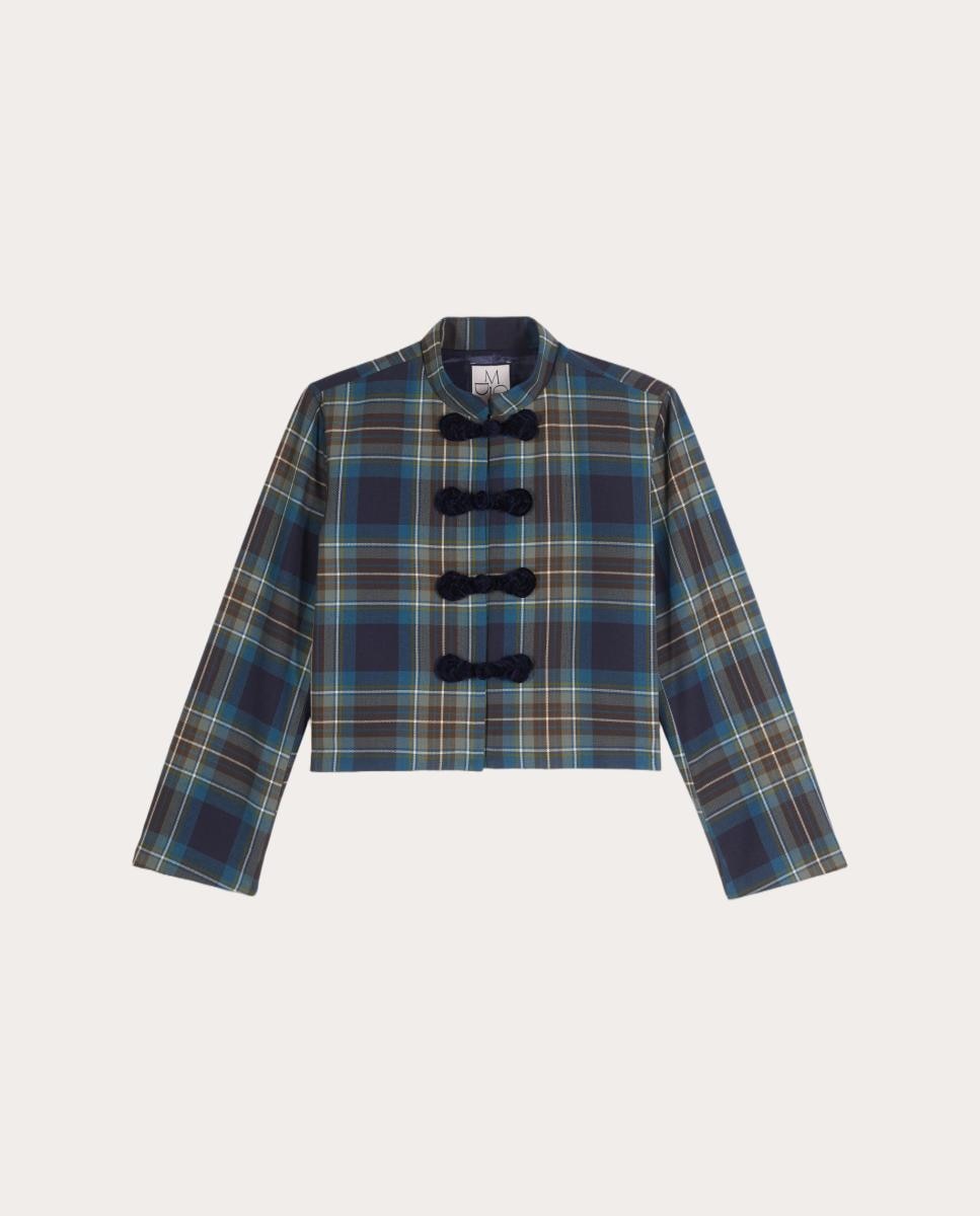 Imagen 0 de Chaqueta Pek de cuadros Azul