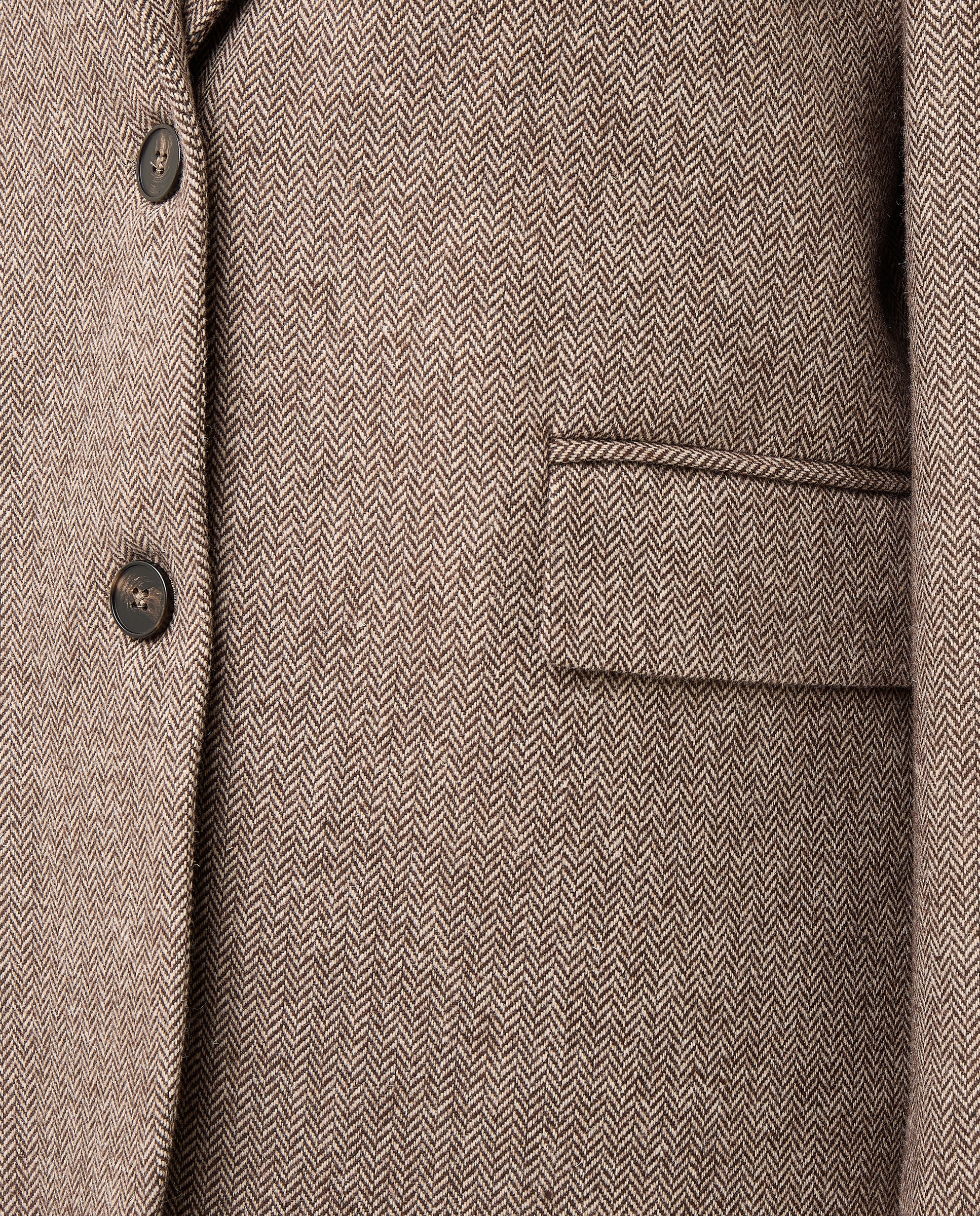 Blazer cruzado Nico - Marrón oscuro Marrón oscuro-3