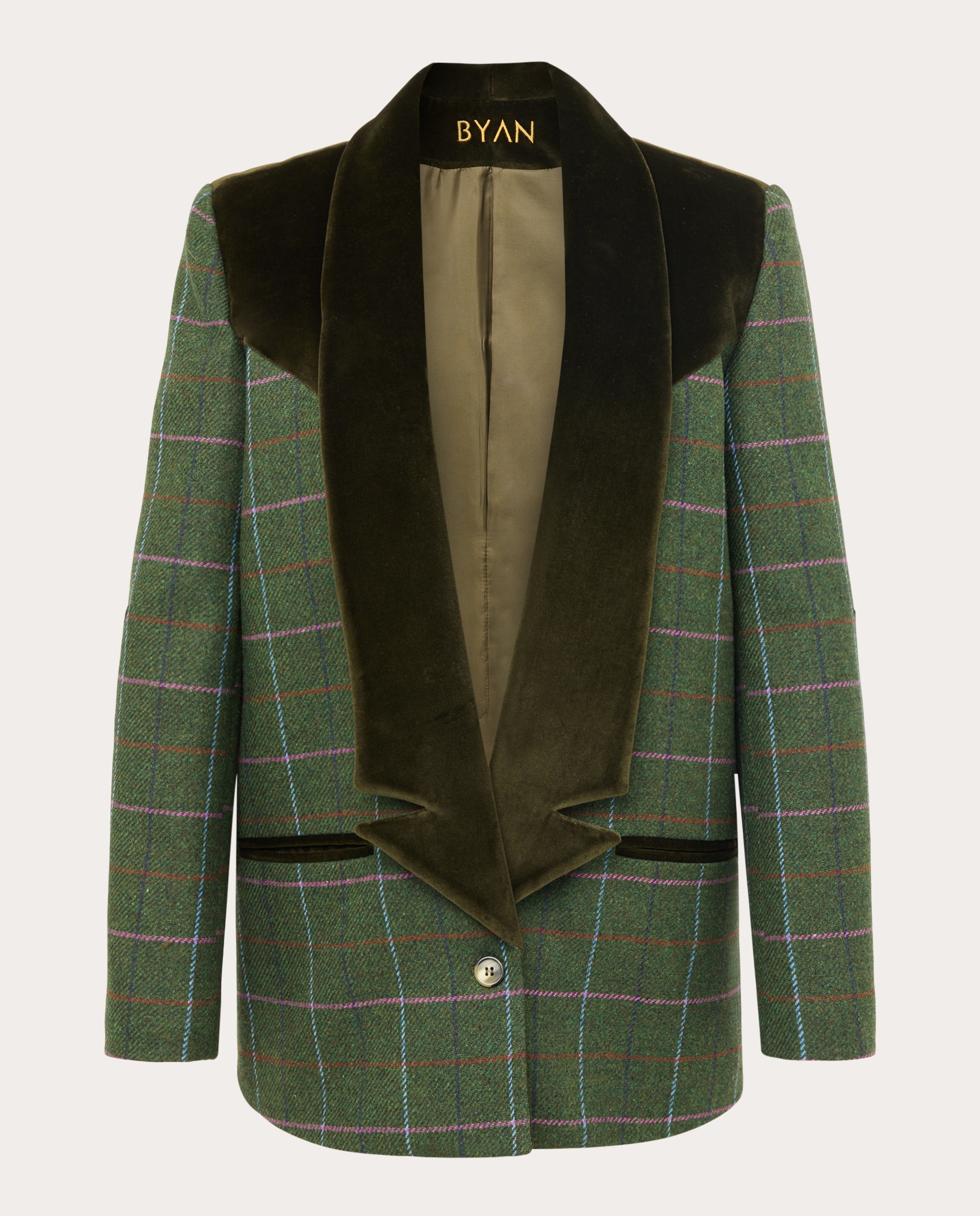 Imagen 1 de Blazer Harrow de lana Verde