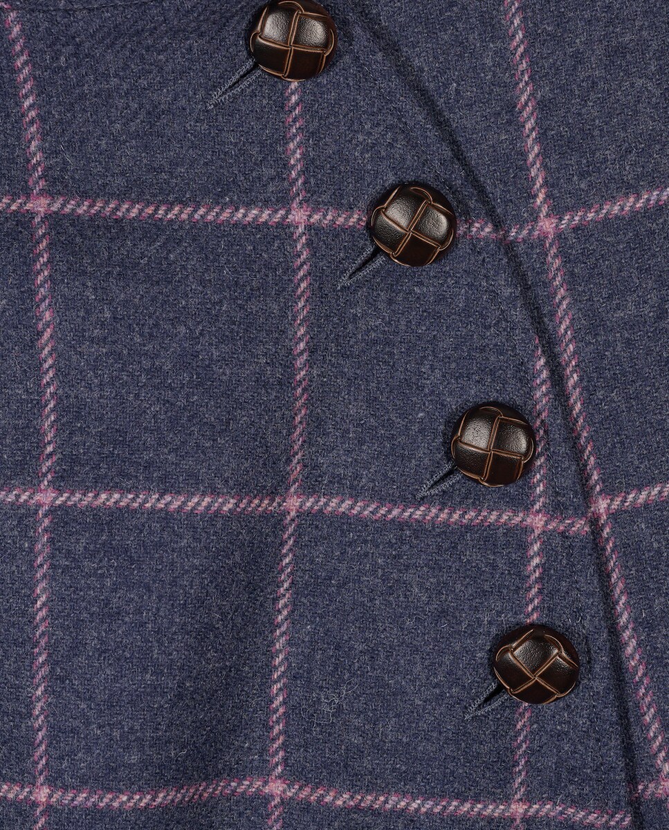 Capa Clery de lana Morado-2