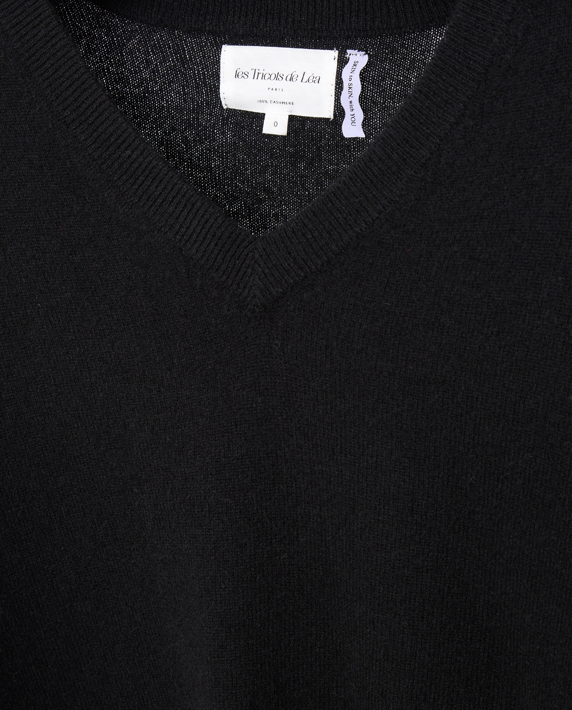 Jersey Mapoupy de cahsmere - Negro Negro-3
