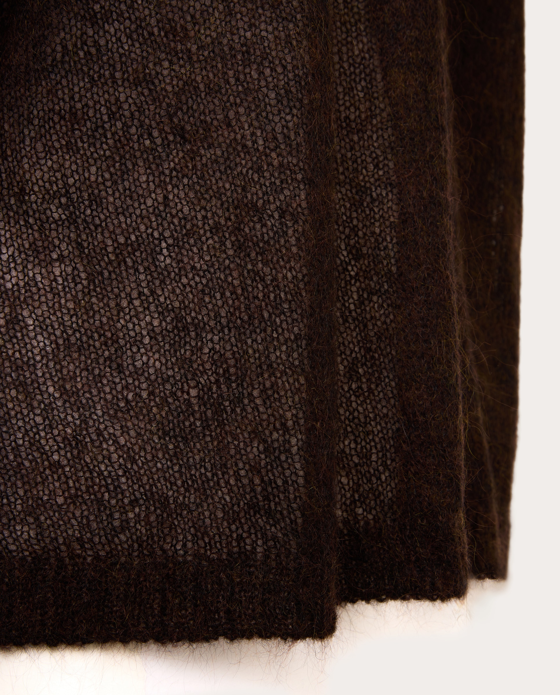 Jersey Maya de mohair con diseño abierto - Marrón Marrón-3