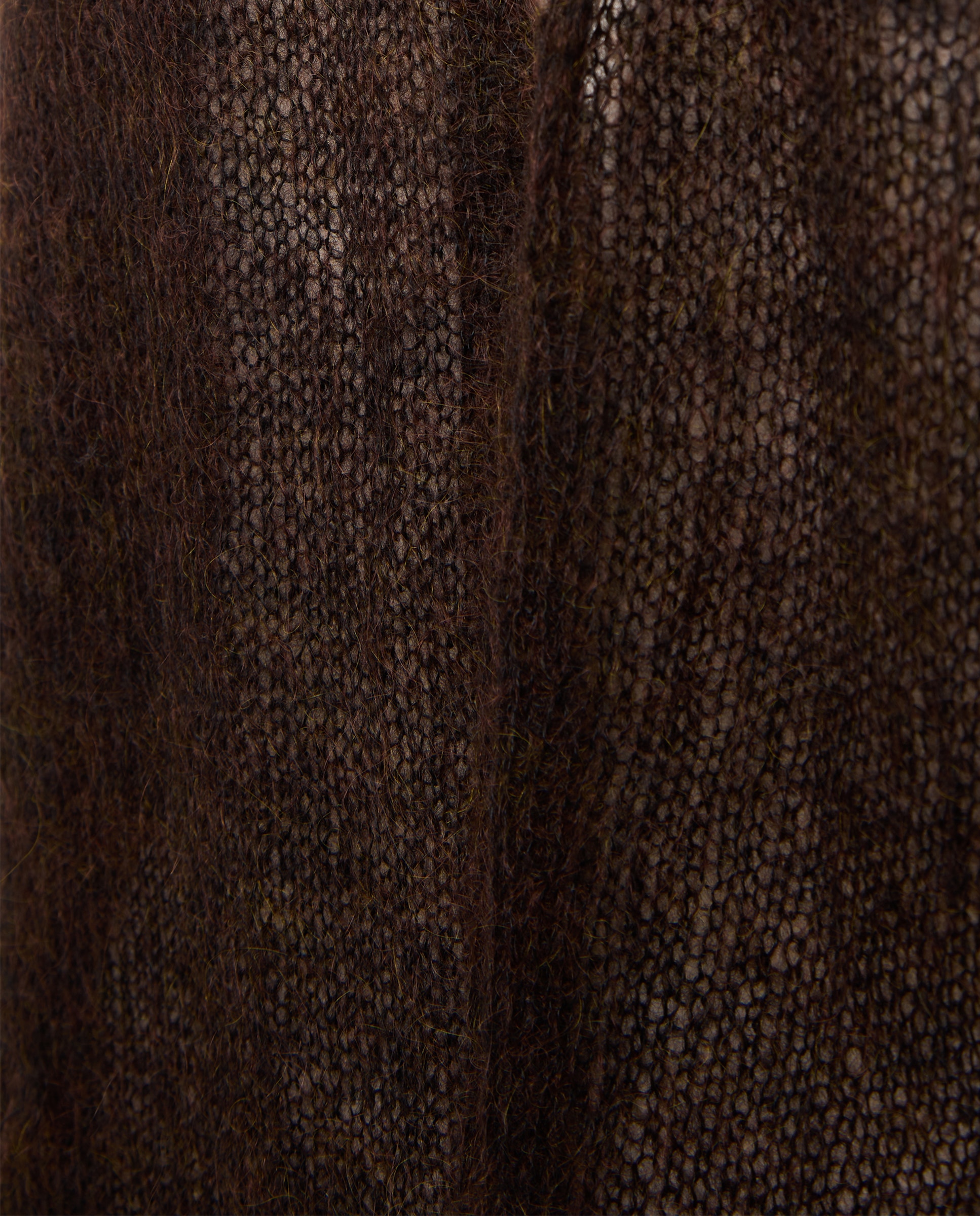 Jersey Maya de mohair con diseño abierto - Marrón Marrón-5