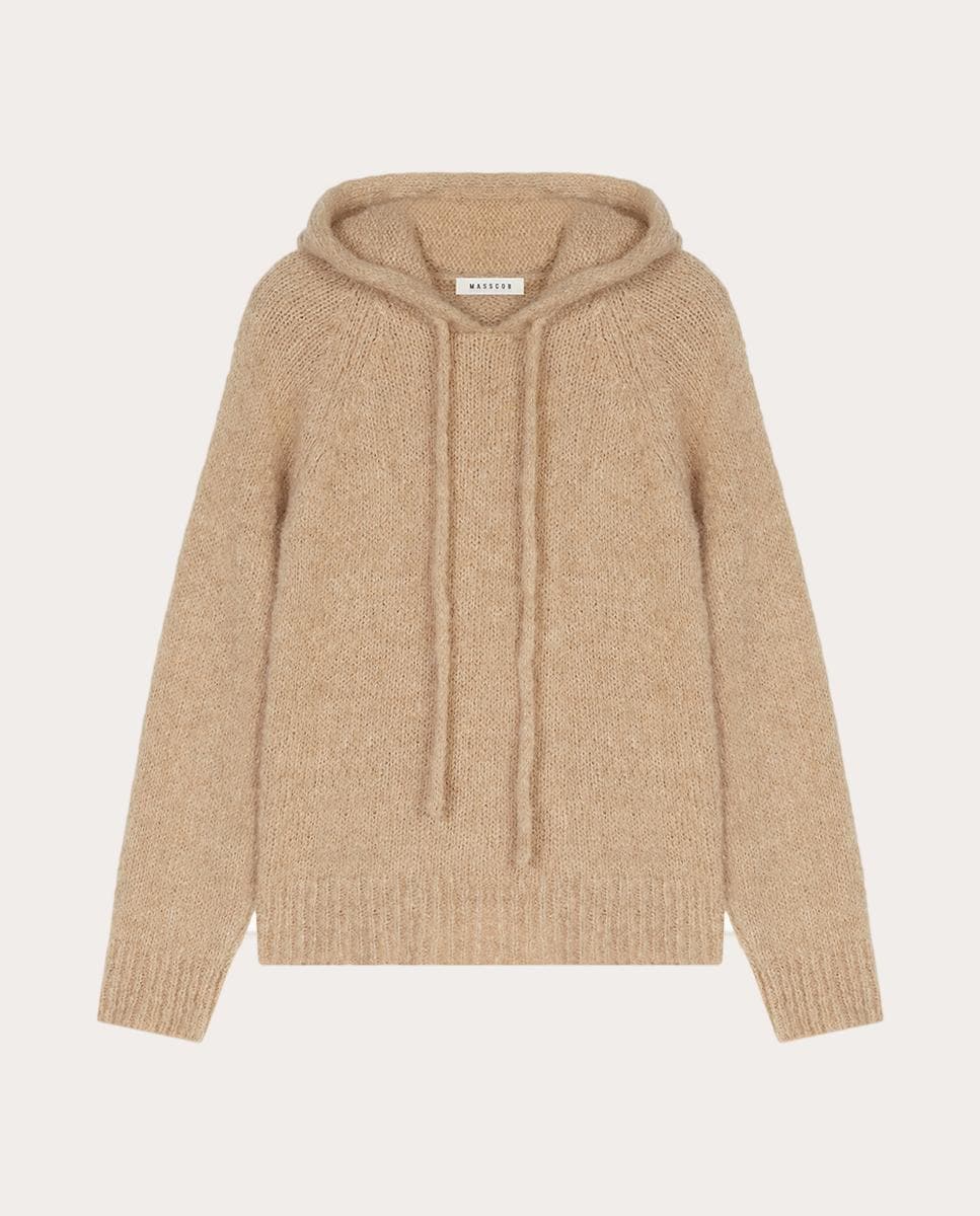 Sudadera Polina de alpaca Marrón claro-1