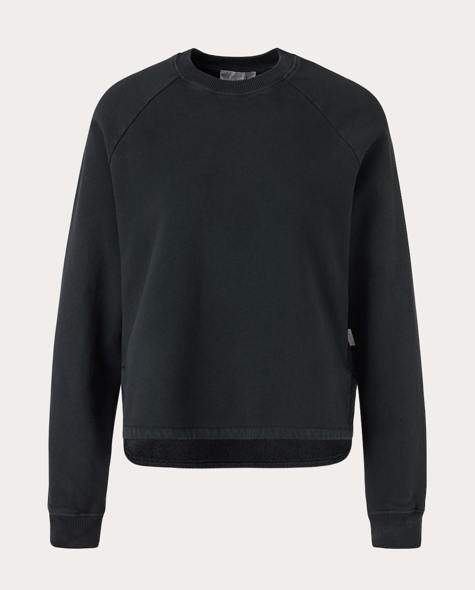 Sudadera de algodón Negro-1