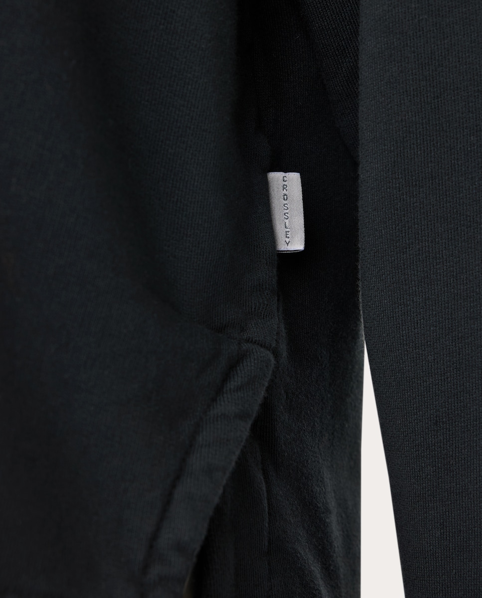 Sudadera de algodón Negro-4