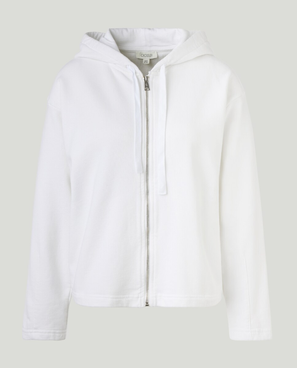 Sudadera de algodón Blanco-1