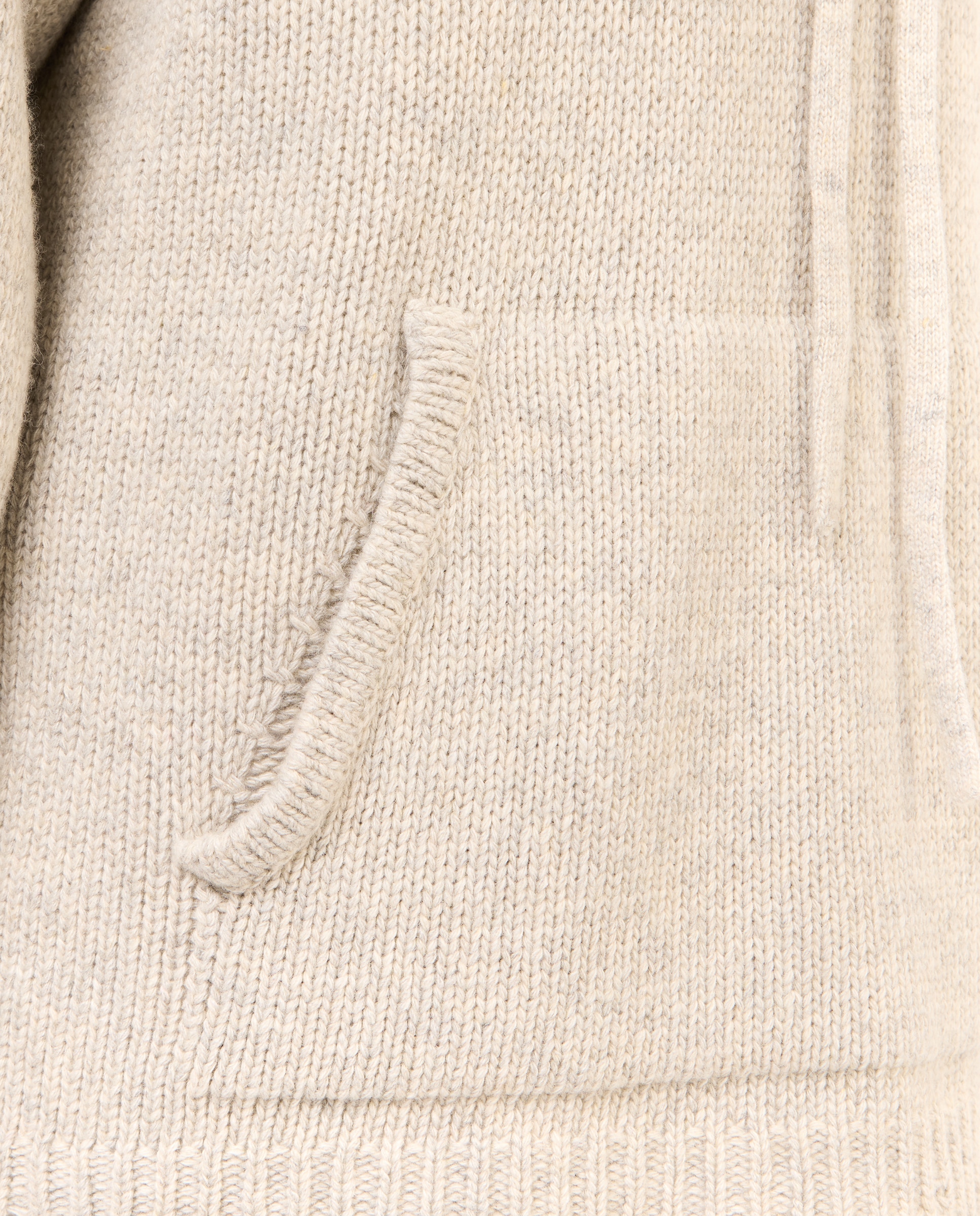 Jersey Willy con capucha de lana y cachemir - Beige Beige-4