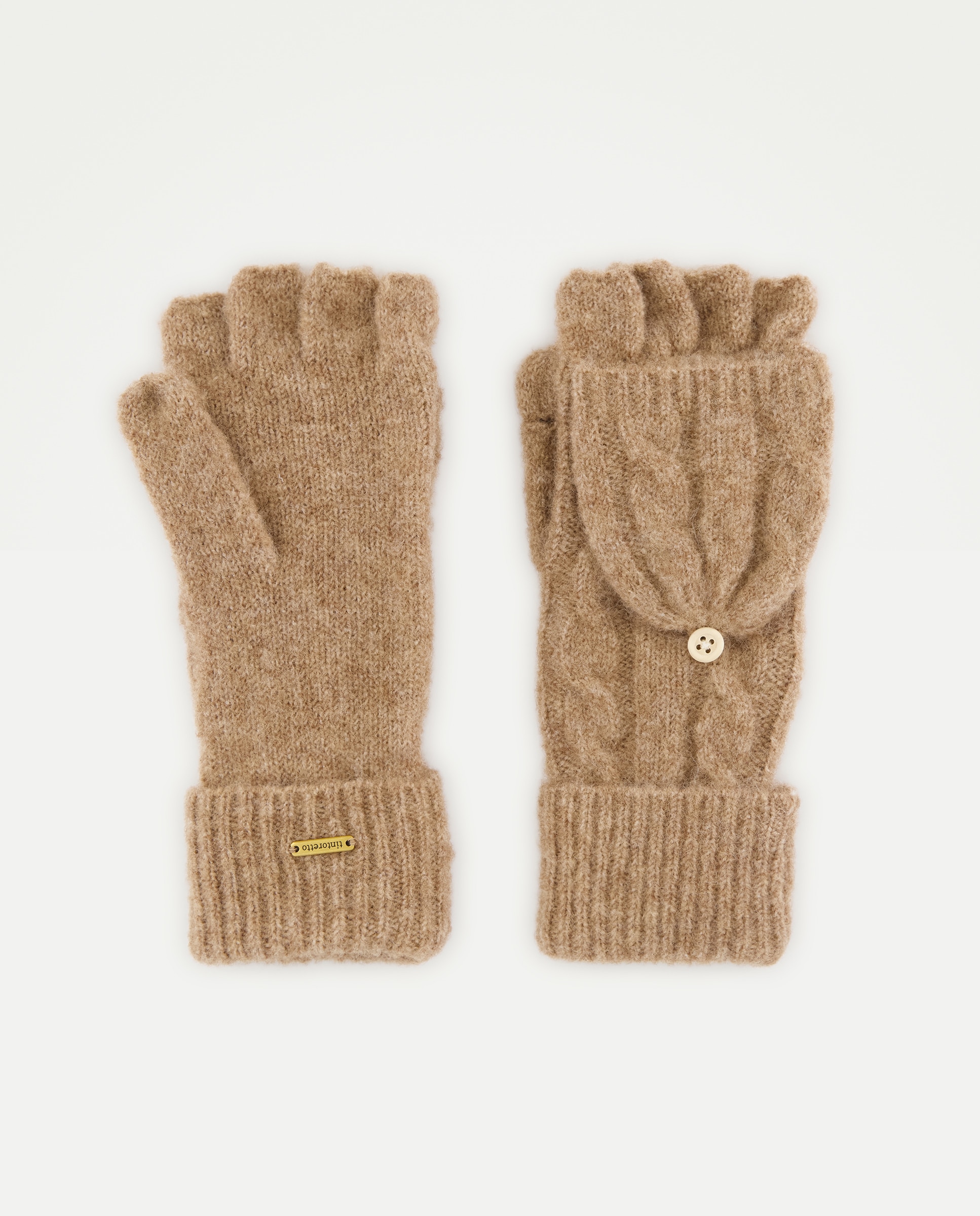 Imagen 0 de Guantes punto ochos Beige