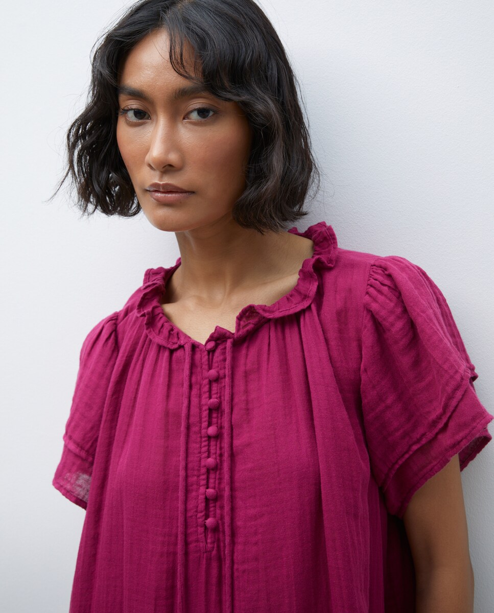 Vestido de Praia às Cores Buganvília-3