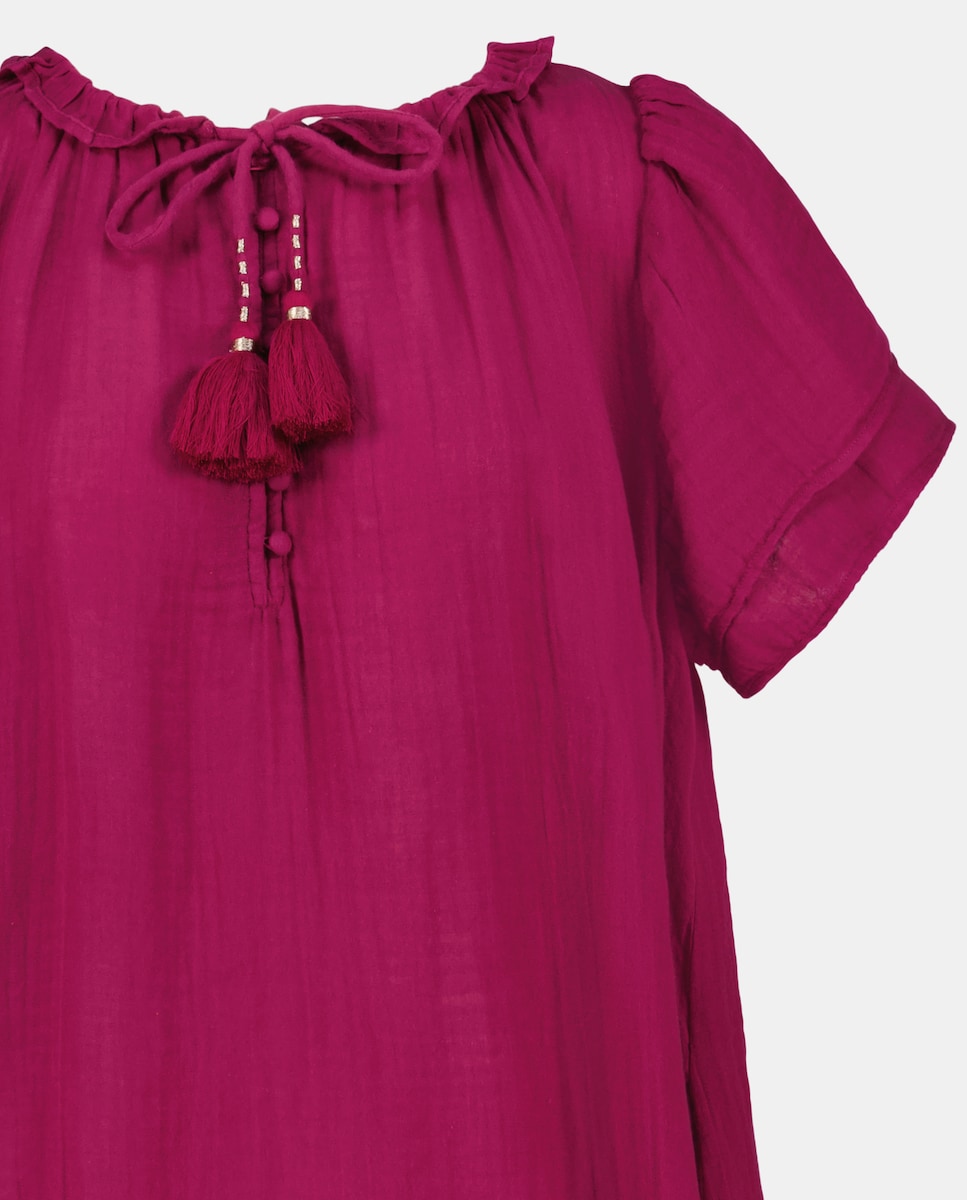 Vestido de Praia às Cores Buganvília-5