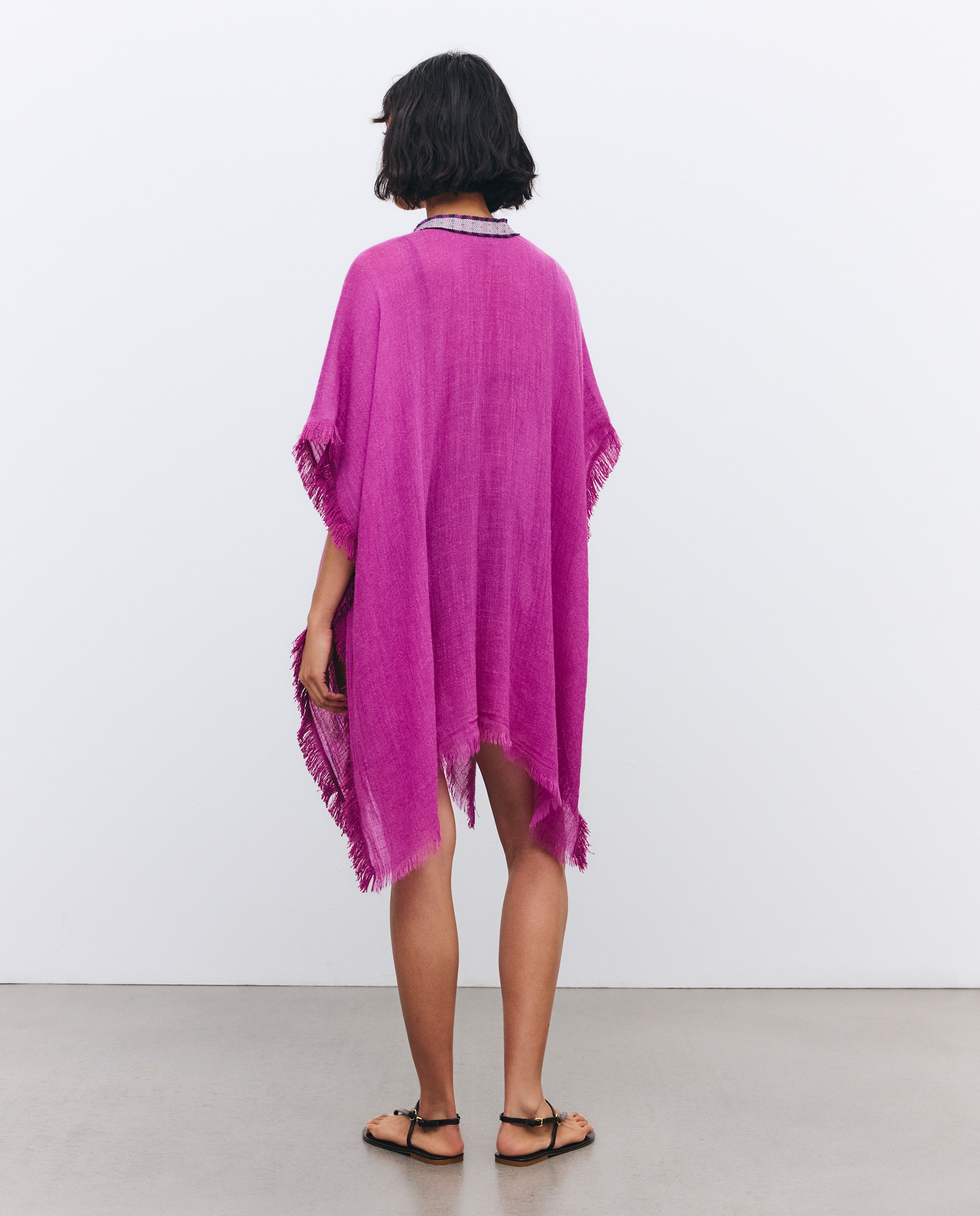Kaftan Básico com Detalhe de Fita Buganvília-3