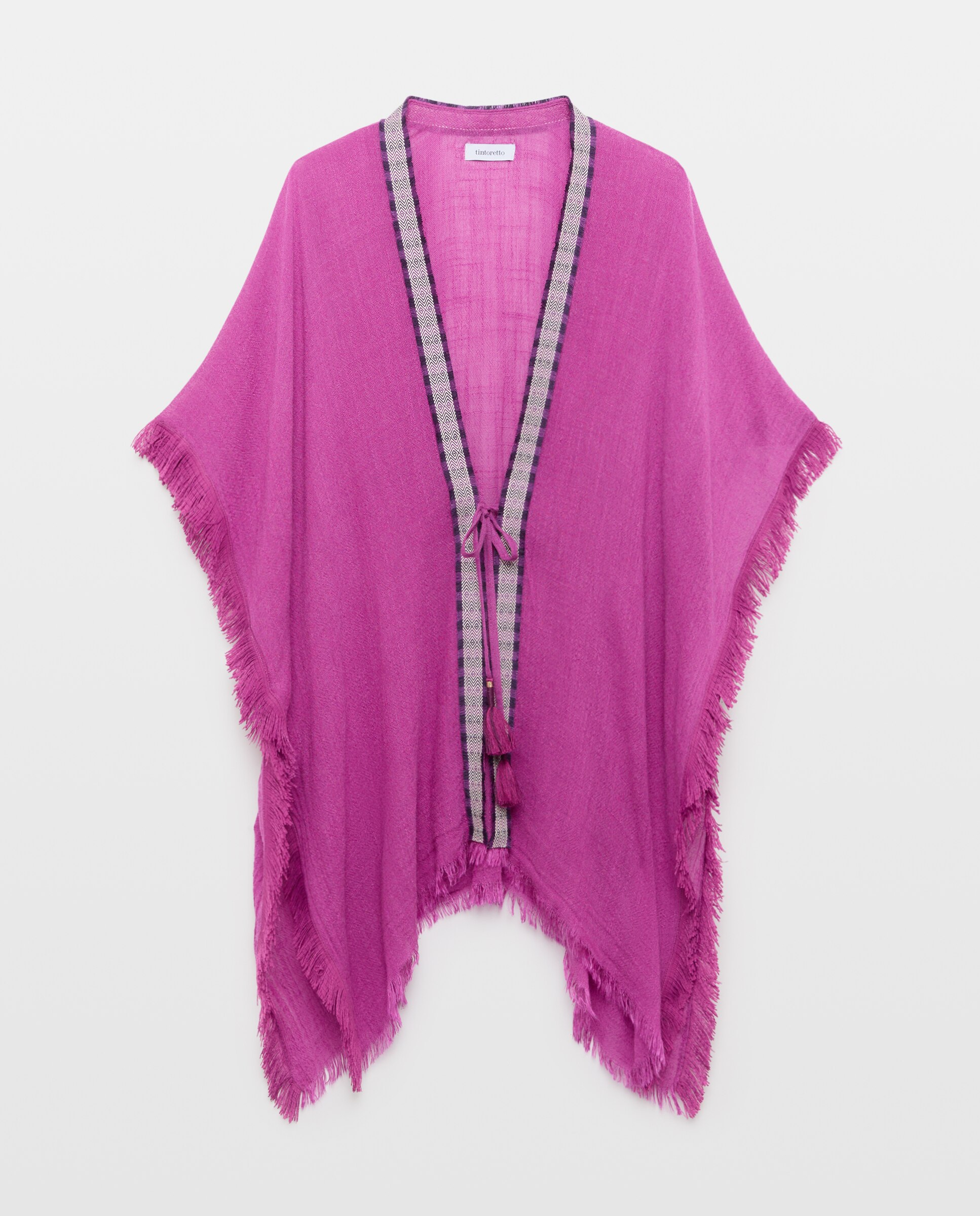 Kaftan Básico com Detalhe de Fita Buganvília-4