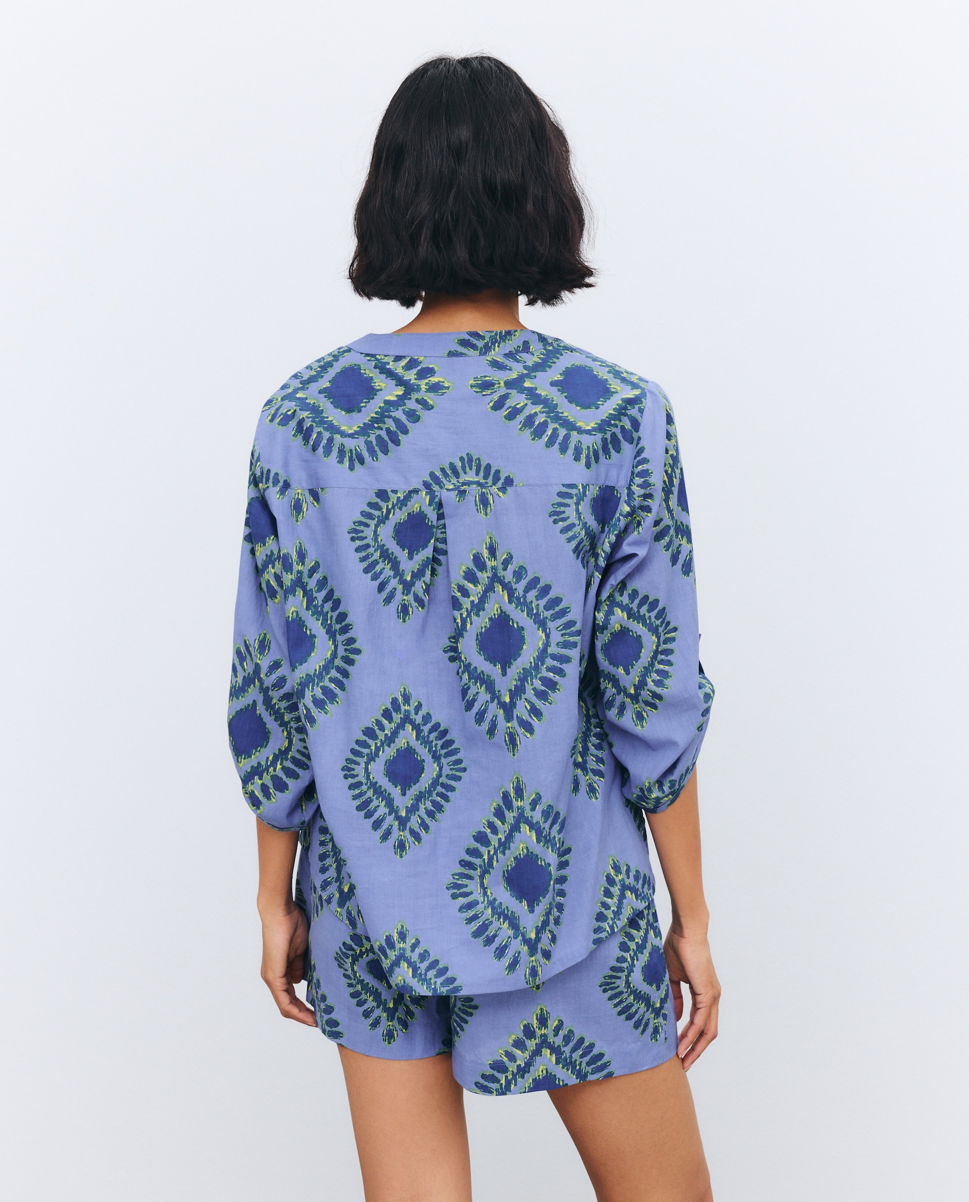 Conjunto de Camisa e Calções 400 Azul-3