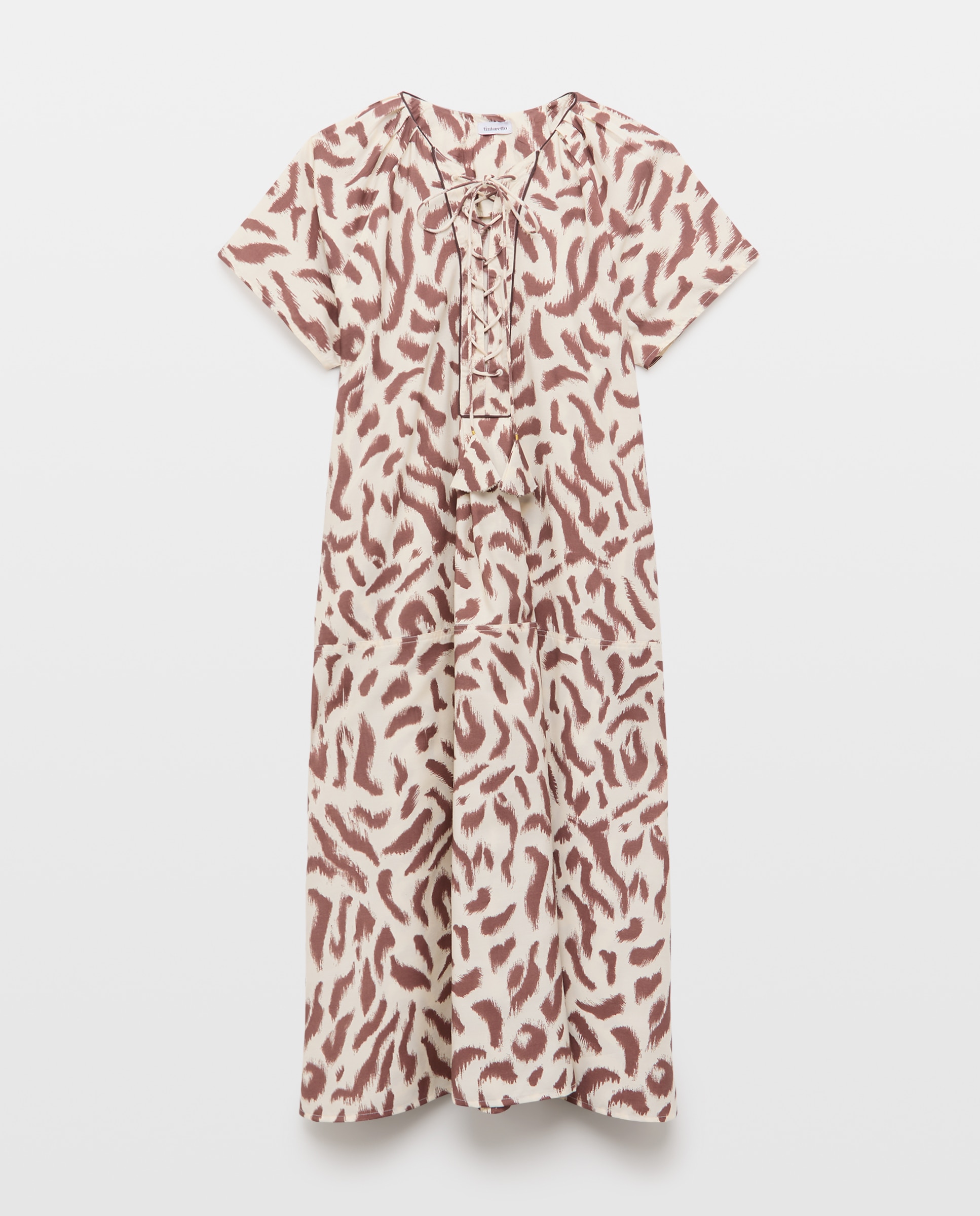 Imagem 0 de Kaftan Largo com Animal Print