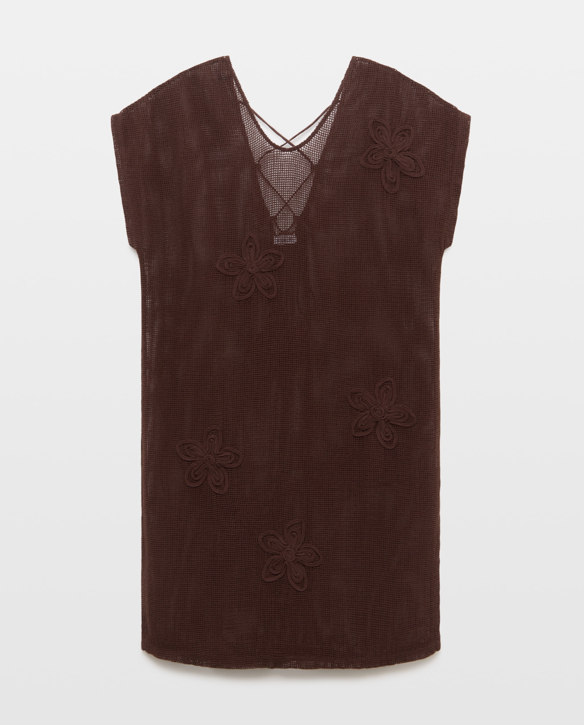 Imagem 0 de Kaftan de Crochet com Flores