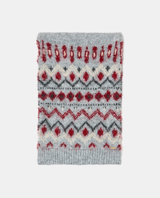 Imagem 0 de Cachecol com Estampado de Rebordos Decorativos