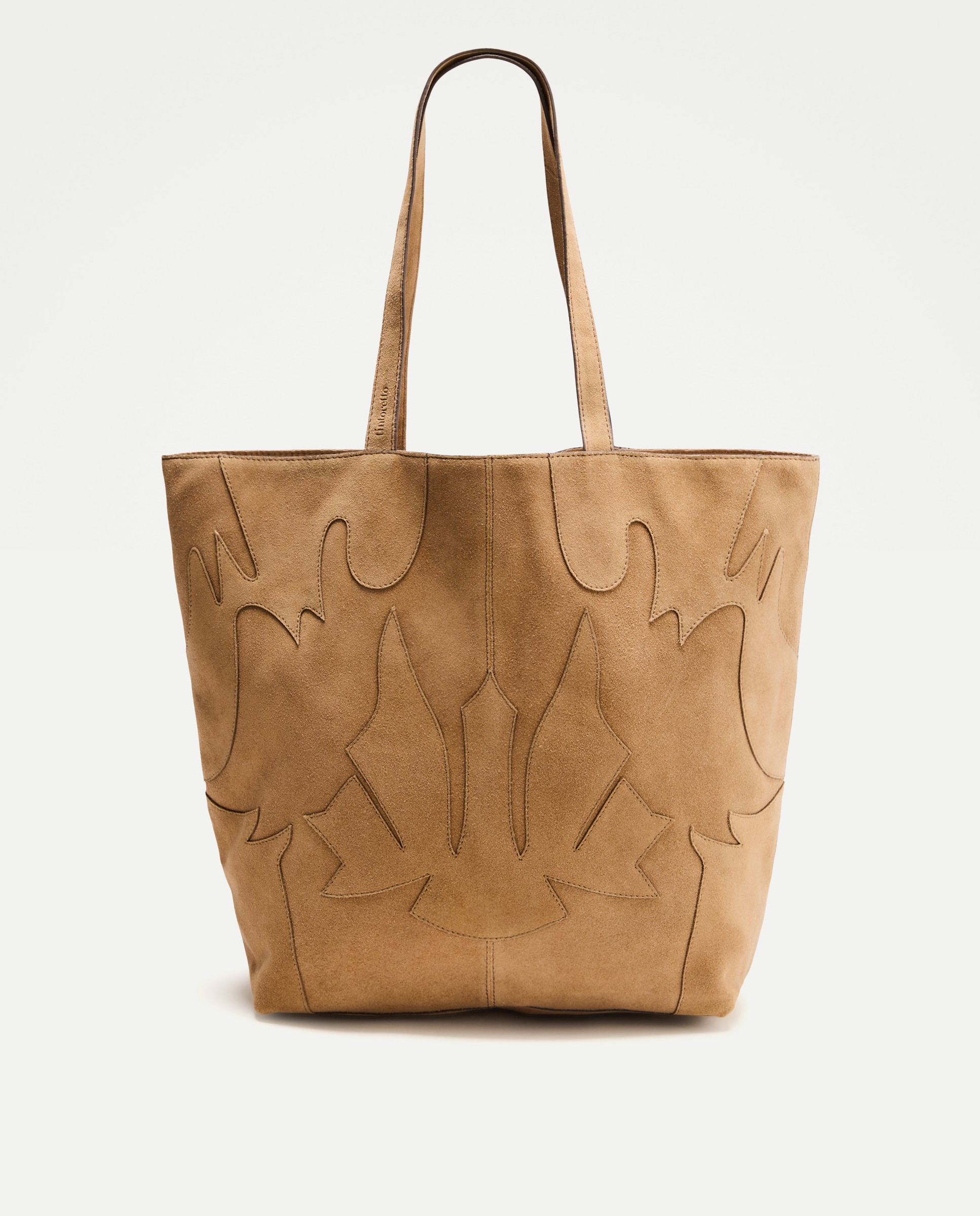 Imagem 0 de Mala de Ombro em Pele Estilo Cowboy