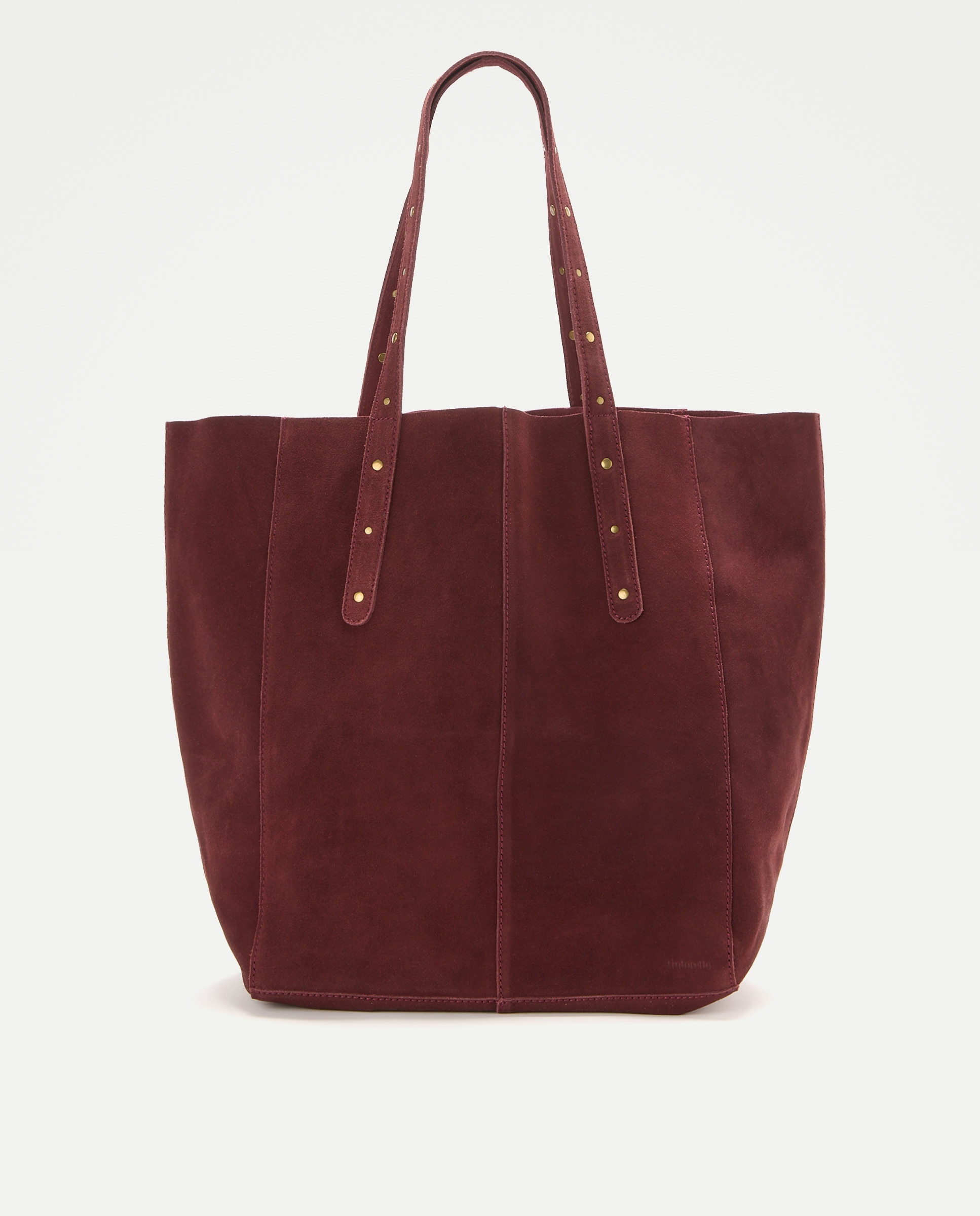 Imagem 0 de Mala Shopper em Pele com Mini Tachas