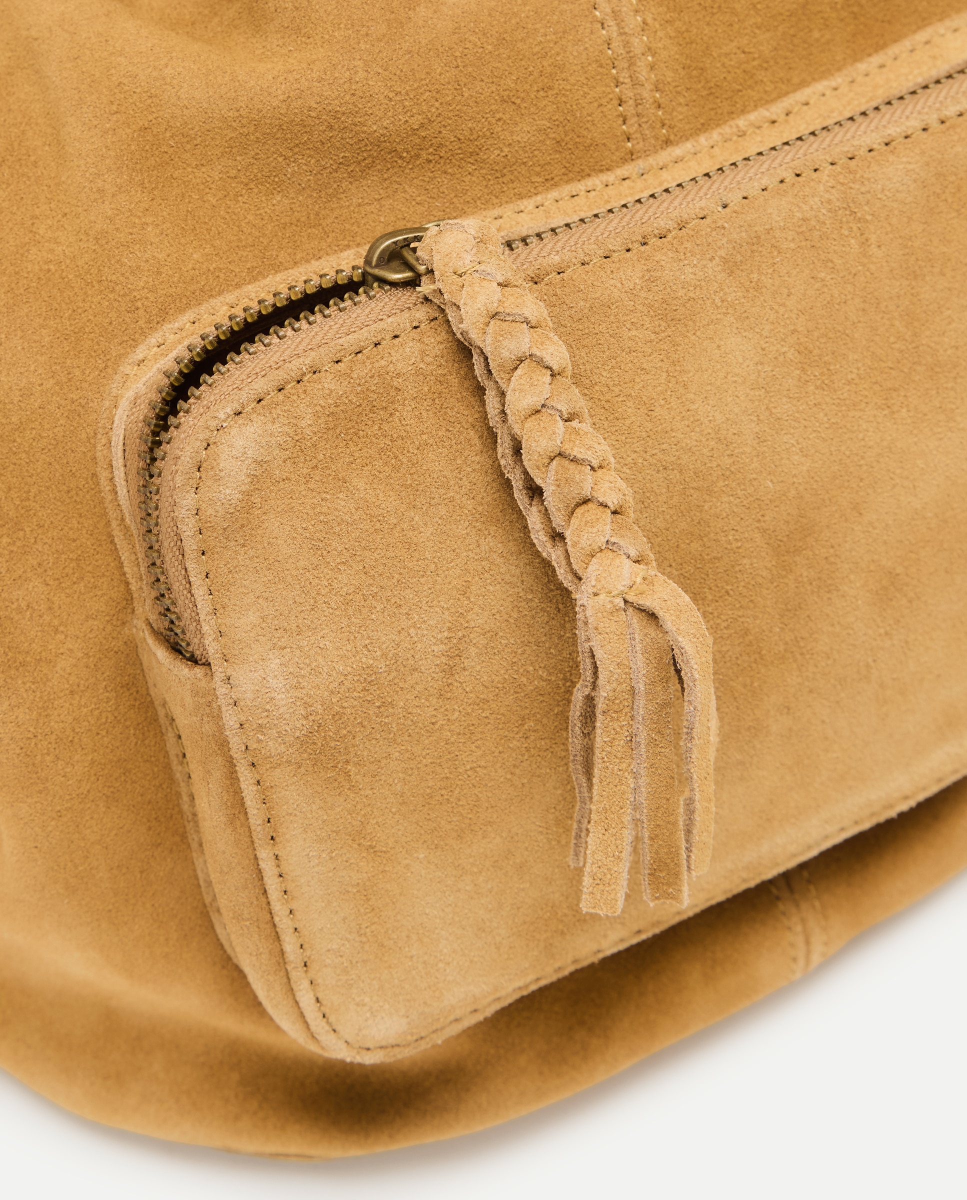 Imagen 3 de Bolso de hombro de piel con asa larga - Tintoretto - 730 Camel 730 Camel