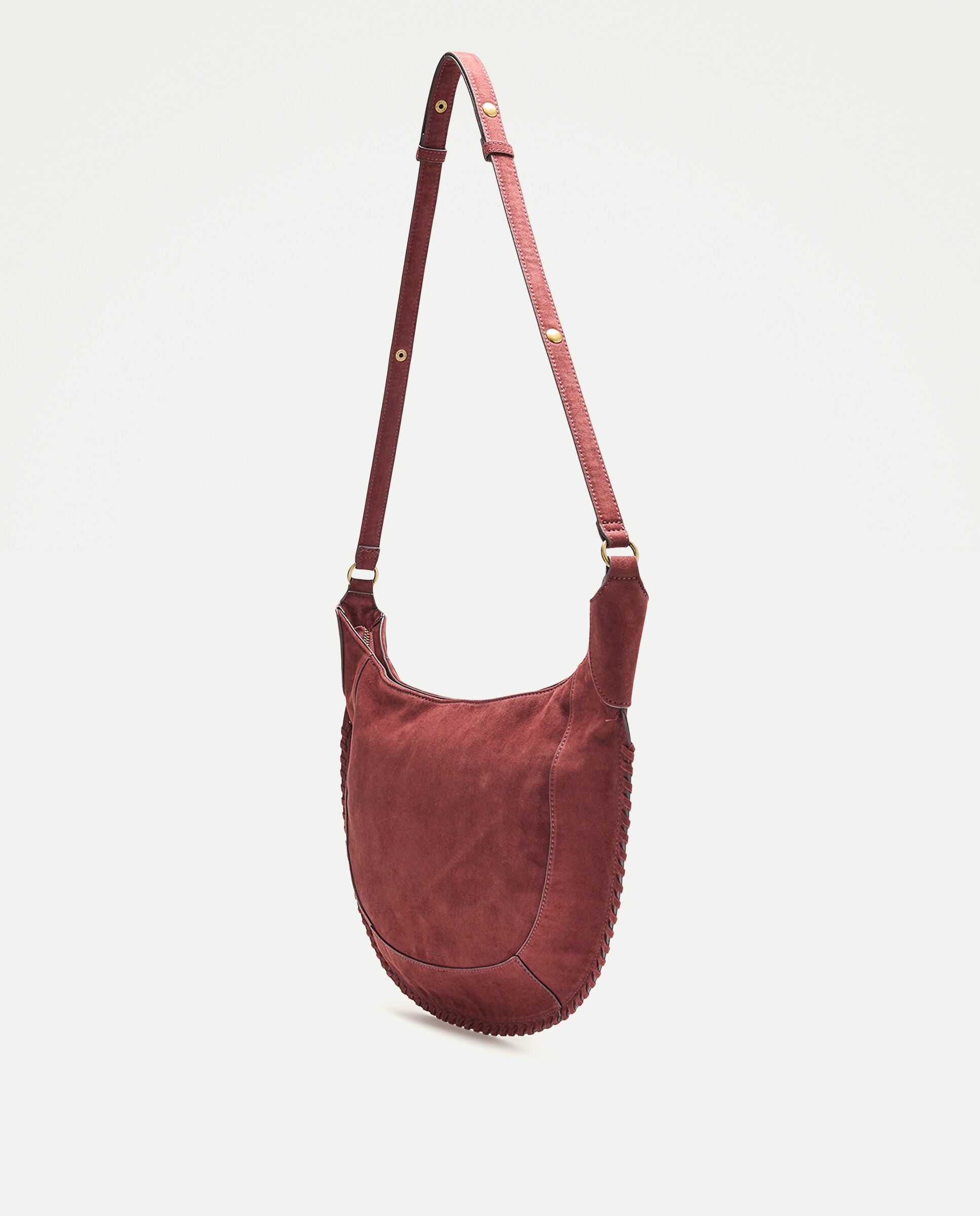 Bolso de hombro con mini tachas - Tintoretto - Burdeos Burdeos-2