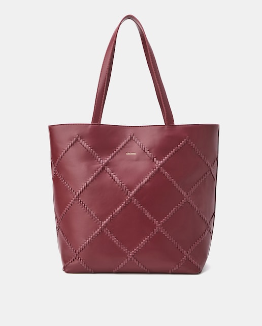 Imagem 0 de Mala Shopper com Detalhe Entrançado