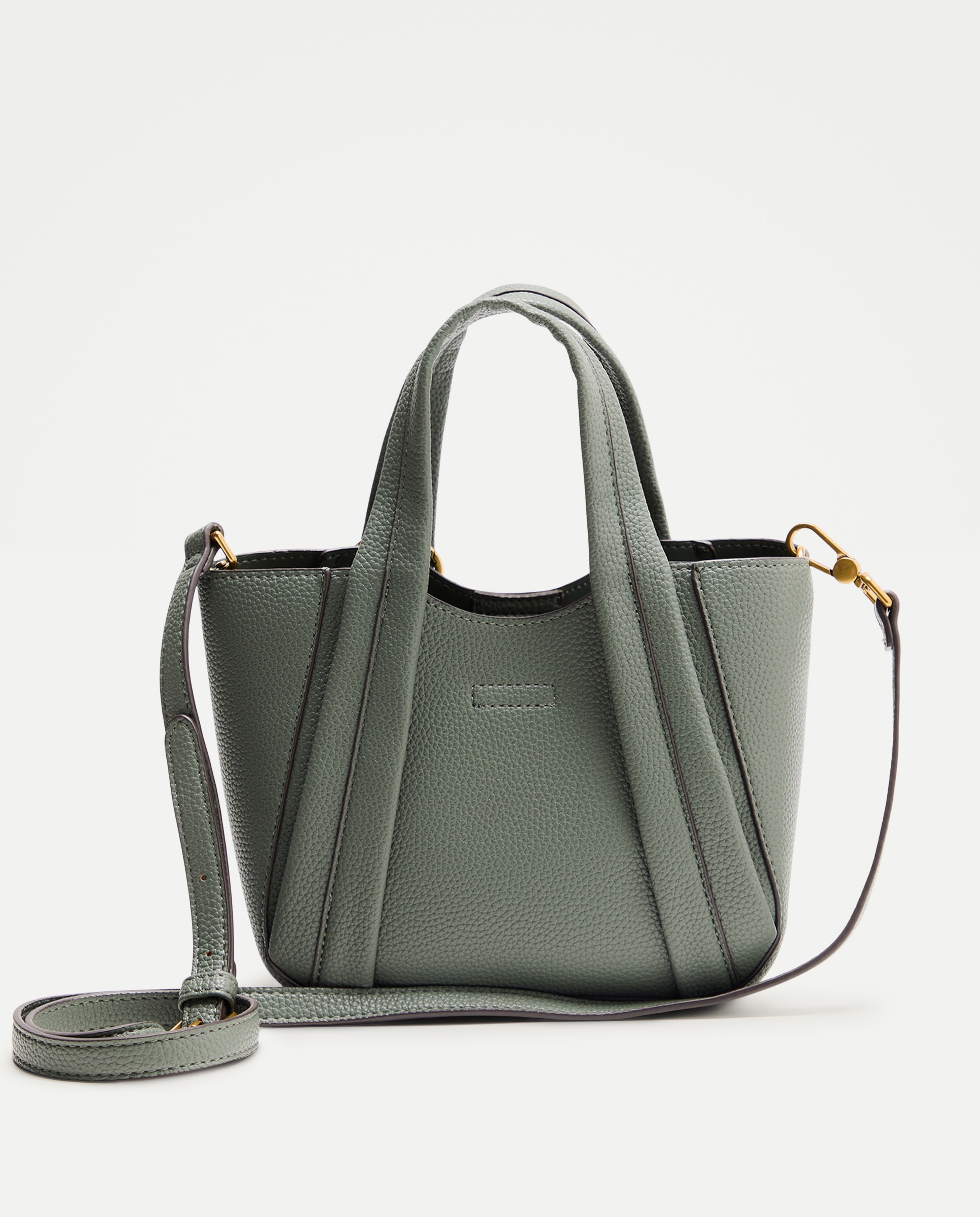 Mala Shopper 2 em 1 com Alça de Tiracolo Verde-2