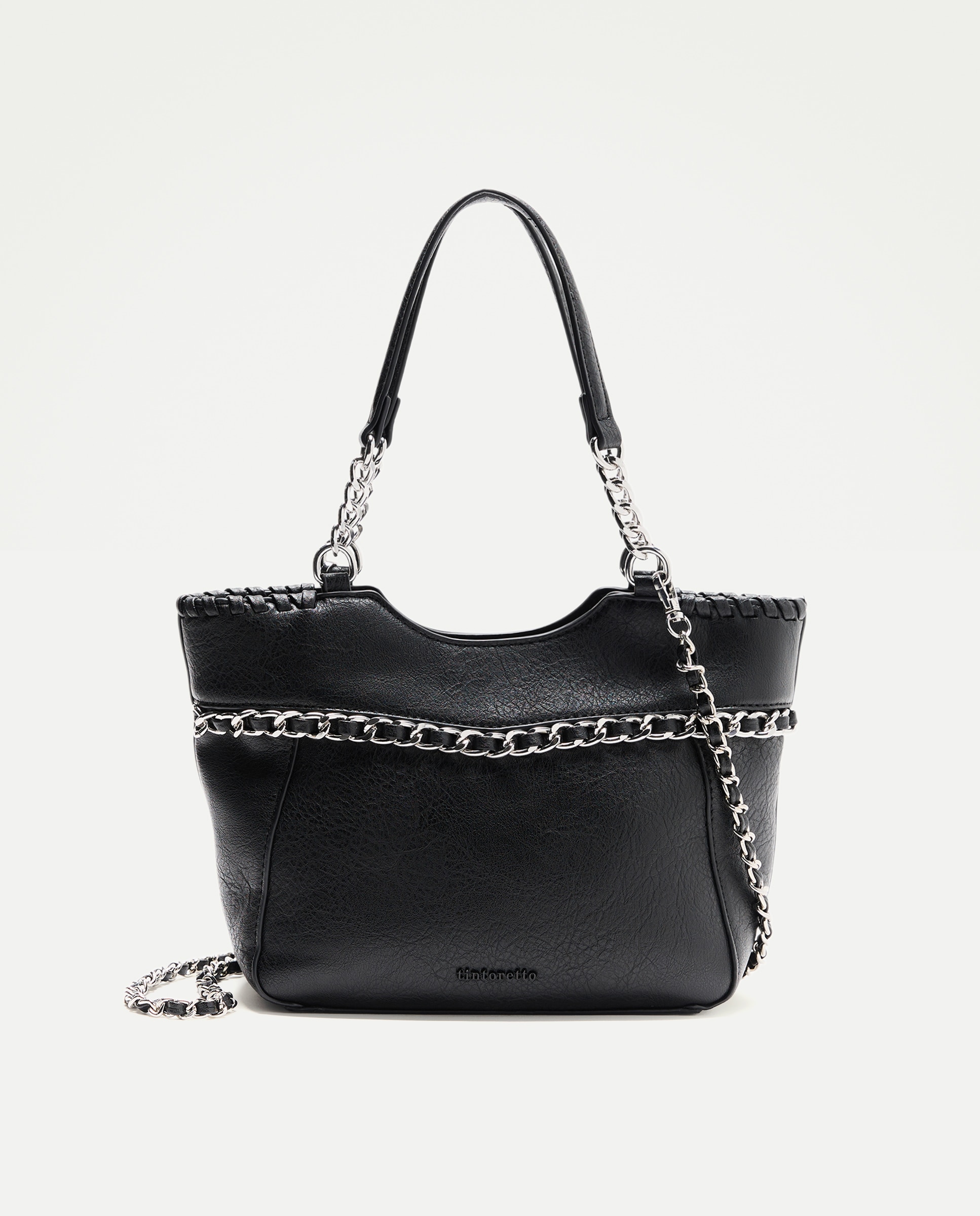 Mala Tophandle com Corrente Preto-1