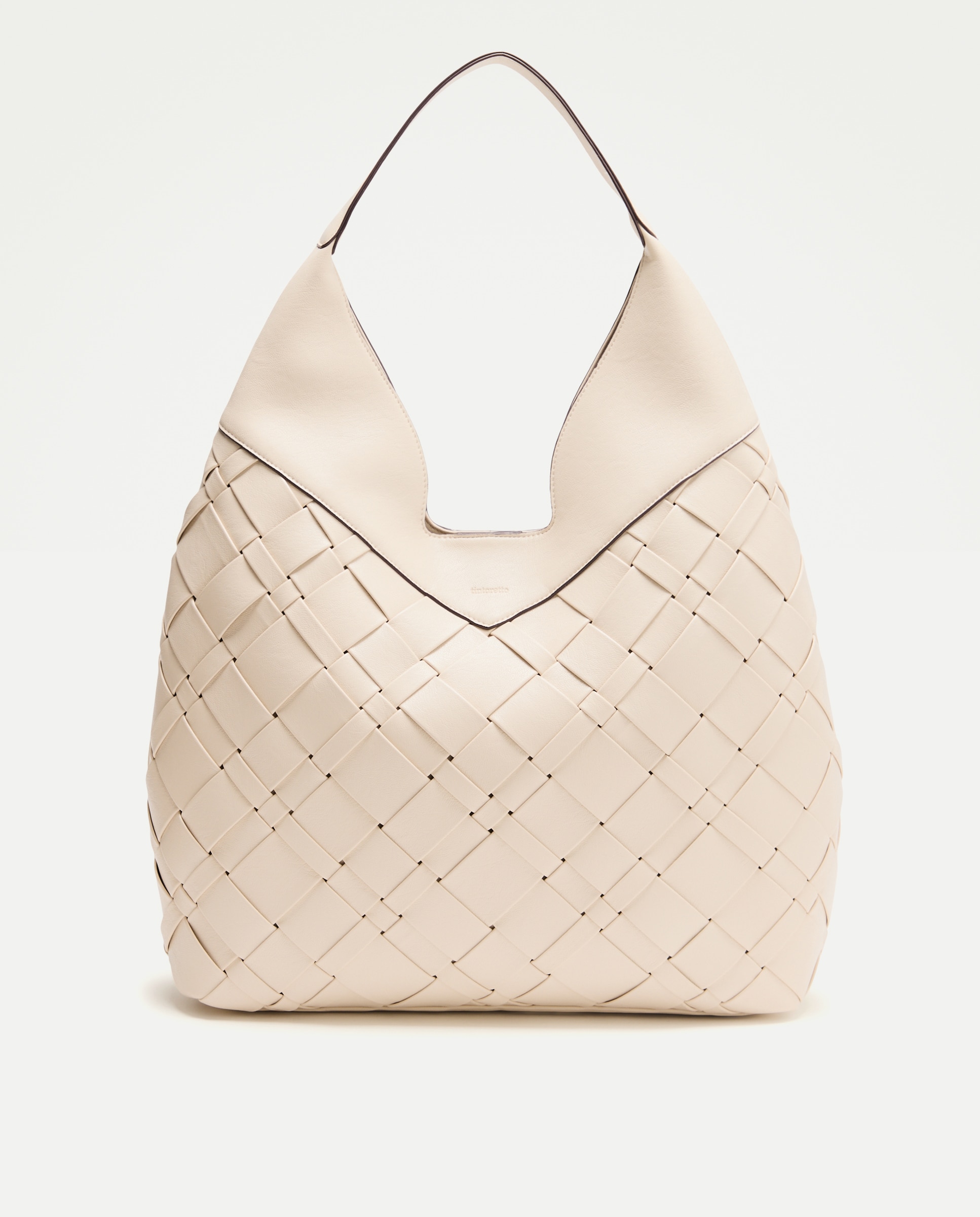 Mala de Ombro com Entrançado Manual 120 Cru-1