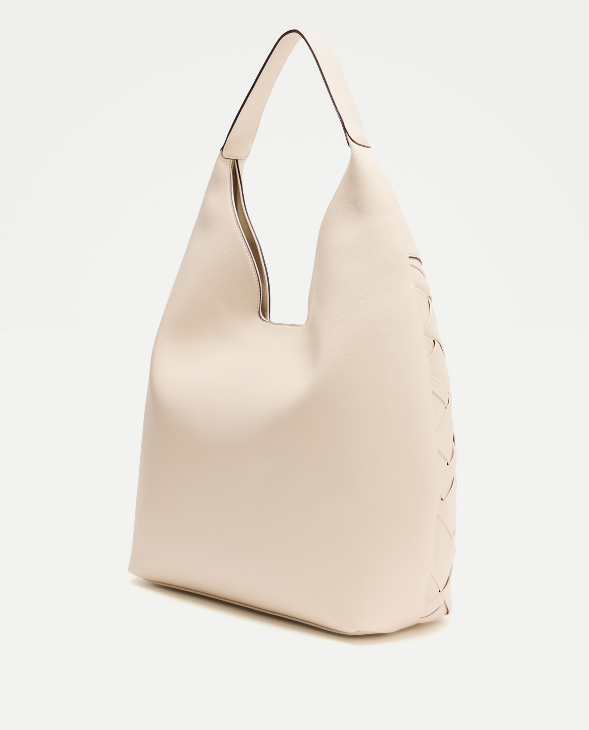 Mala de Ombro com Entrançado Manual 120 Cru-2