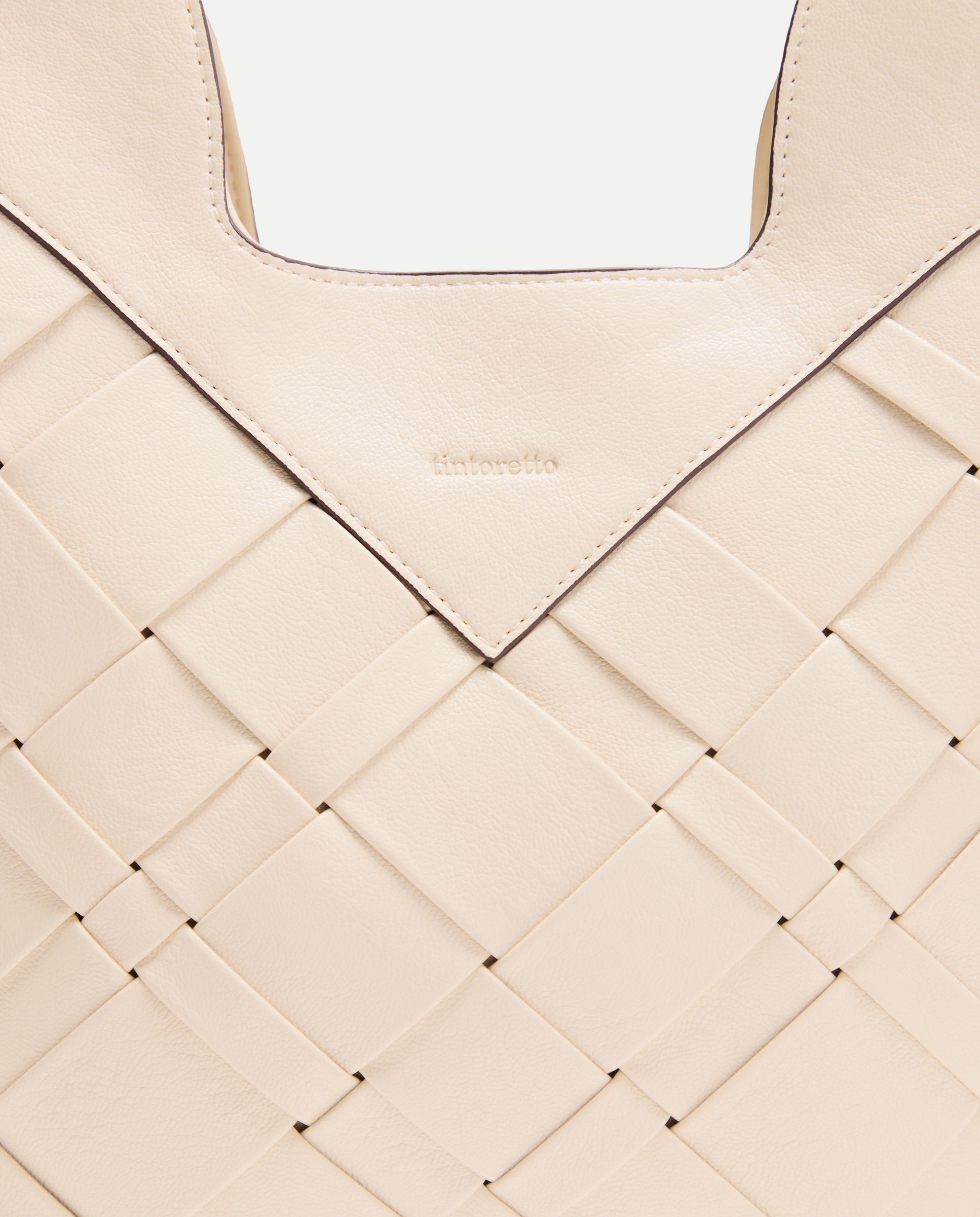 Mala Shopper com Entrançado Manual 120 Cru-4