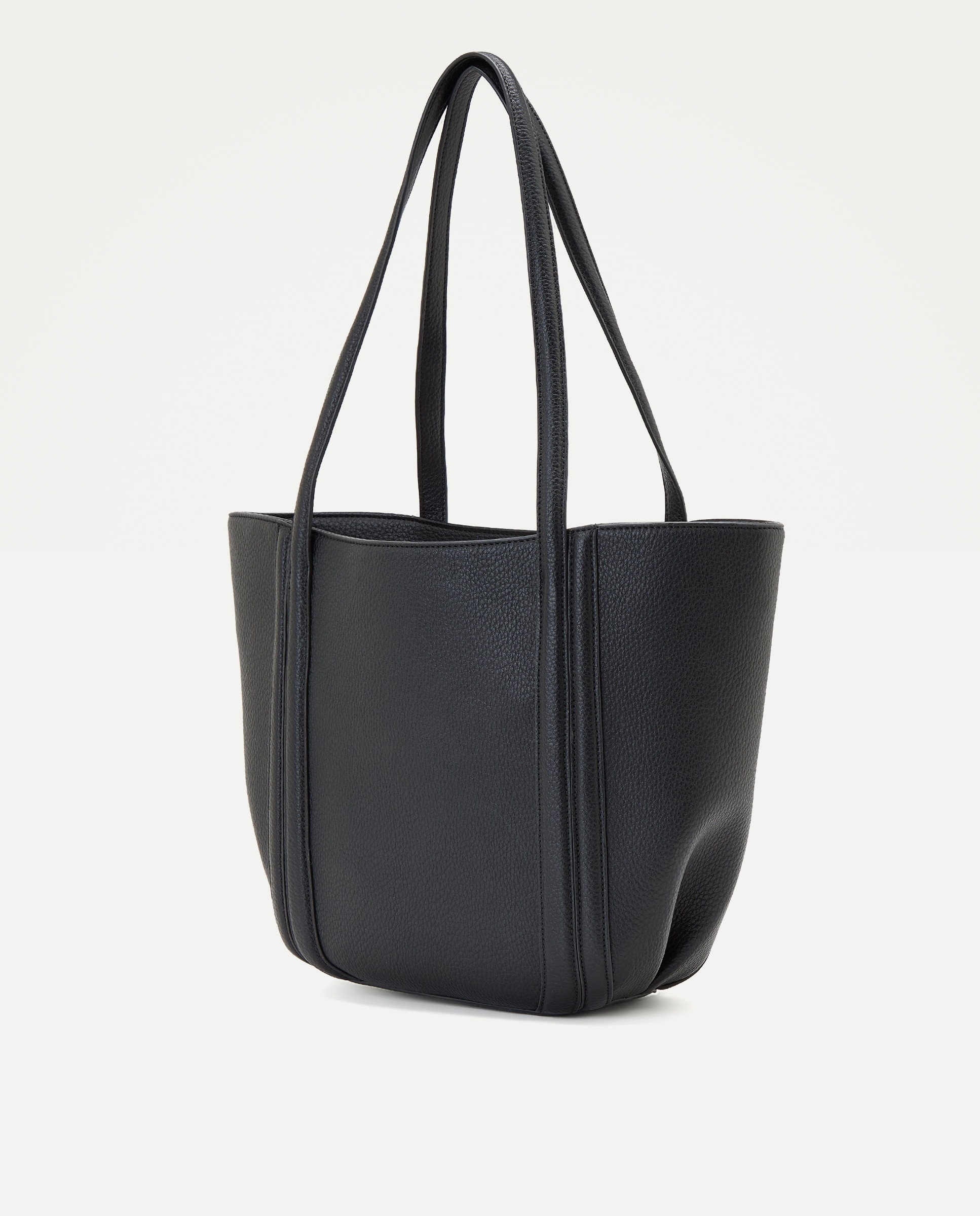 Bolso shopper con neceser interior - Tintoretto - Negro Negro-2