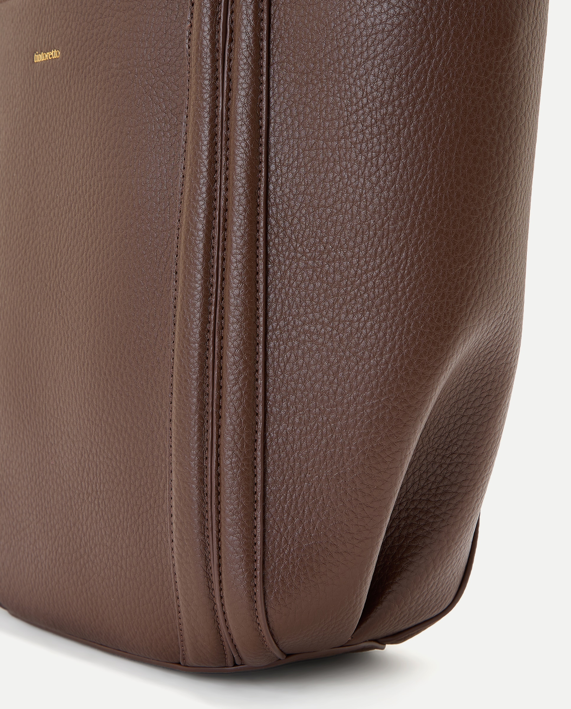 Bolso shopper con neceser interior - Tintoretto - Chocolate Chocolate-5