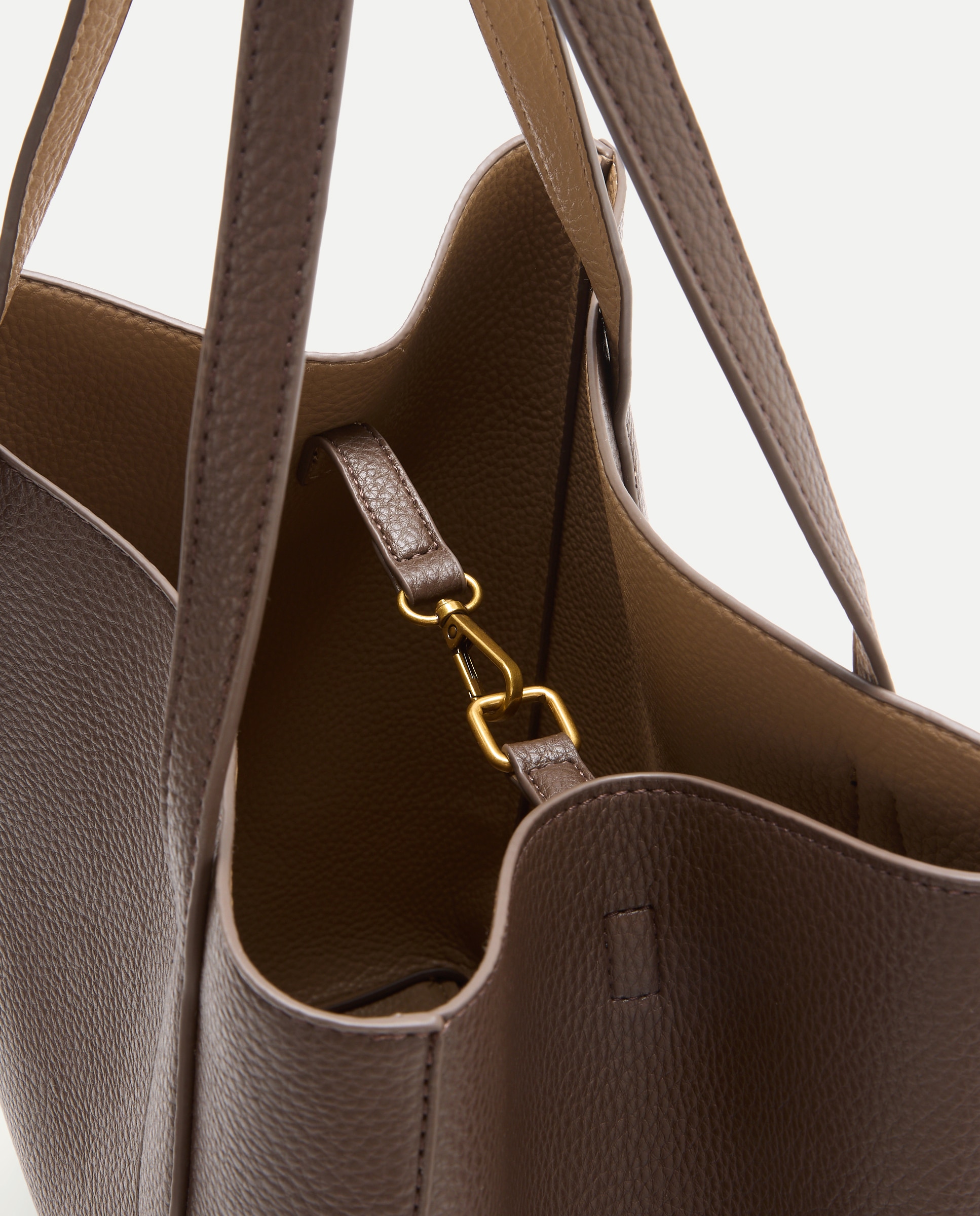 Bolso shopper reversible con funda de ordenador - Tintoretto - Chocolate Chocolate-4