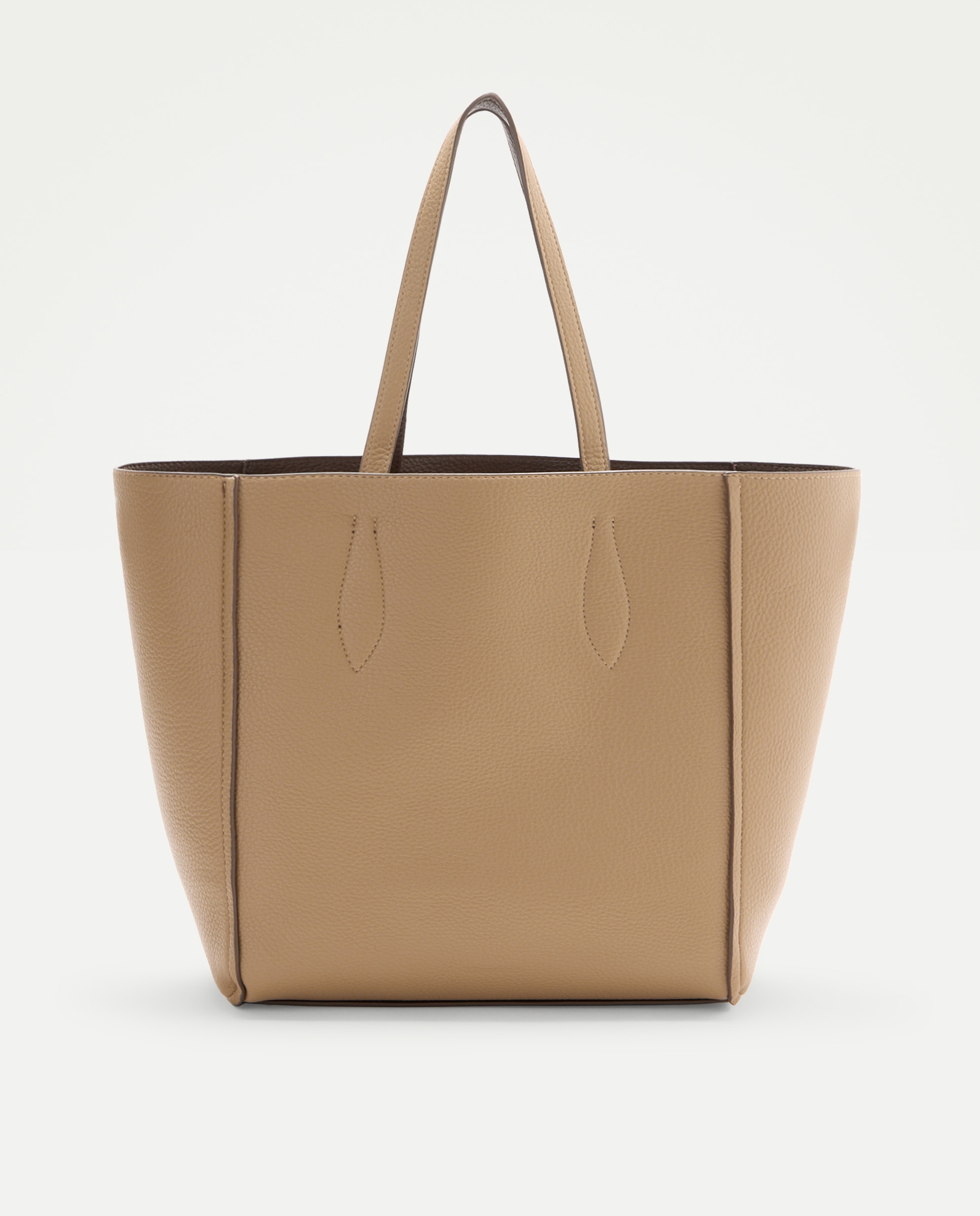 Bolso shopper reversible con funda de ordenador - Tintoretto - Chocolate Chocolate-5