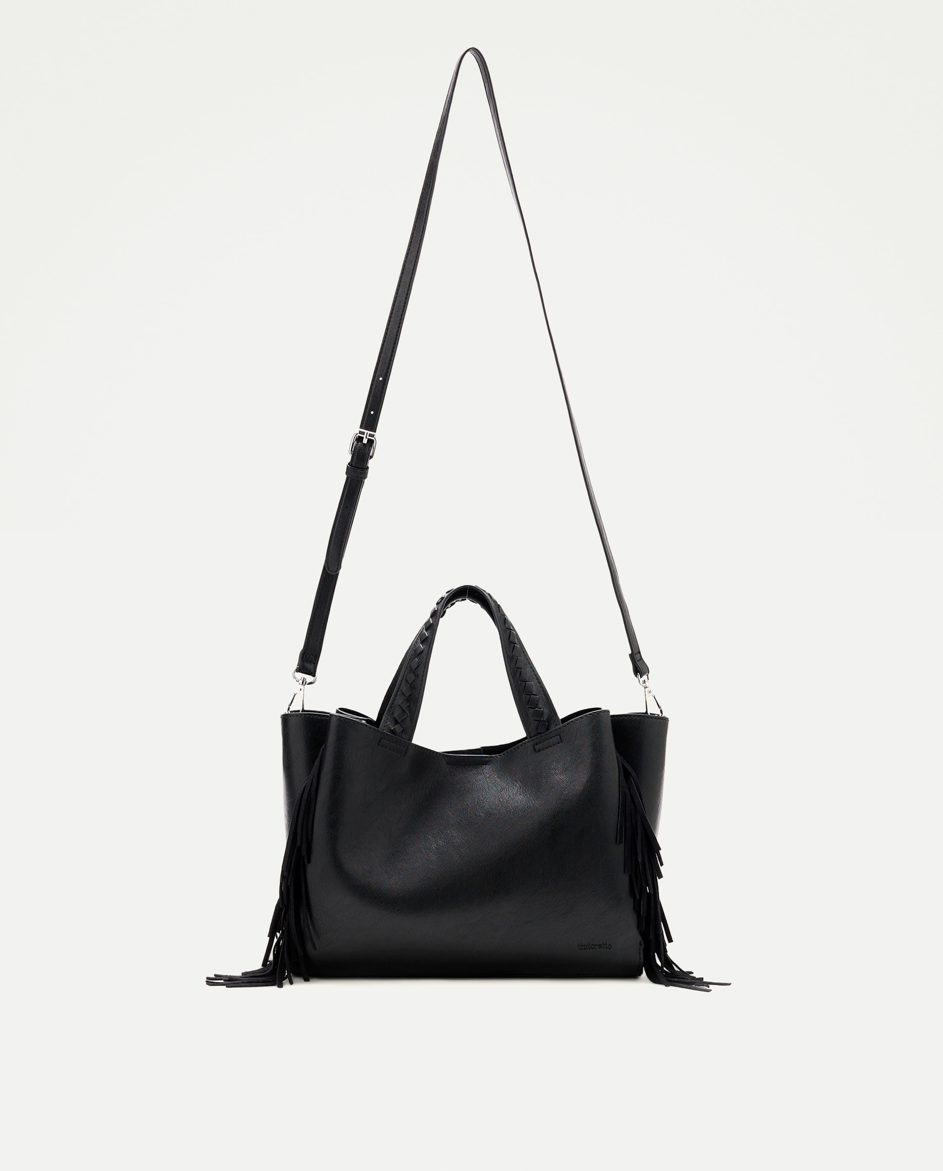Imagem 0 de Mala Shopper com Franjas e Alça Amovível